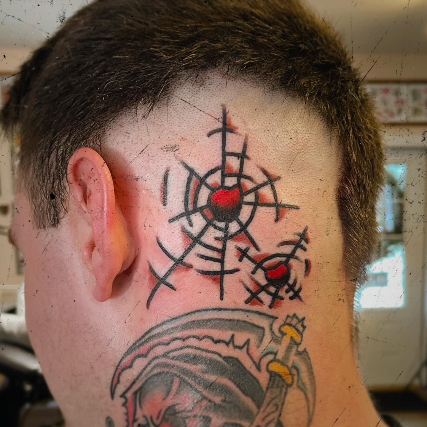 Tattoo by @neildaggers — geometric