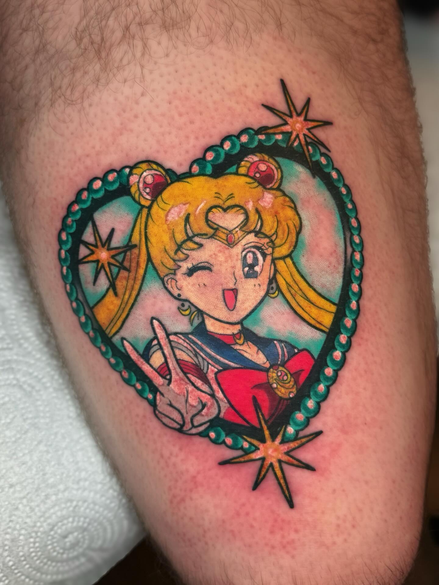 Tattoo by @tattooed_husband — anime