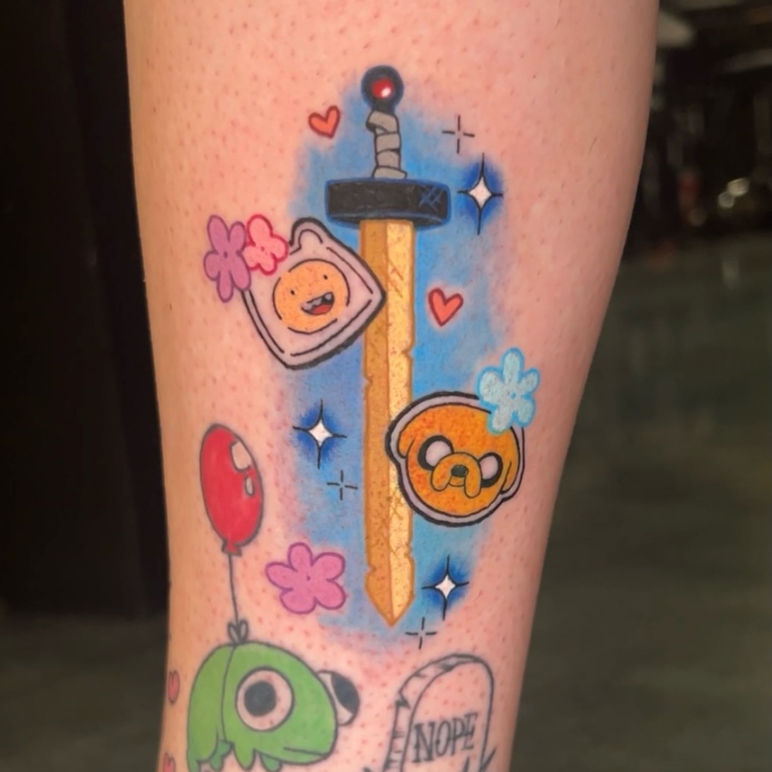 Tattoo by @tatted_pumpkin — dotwork