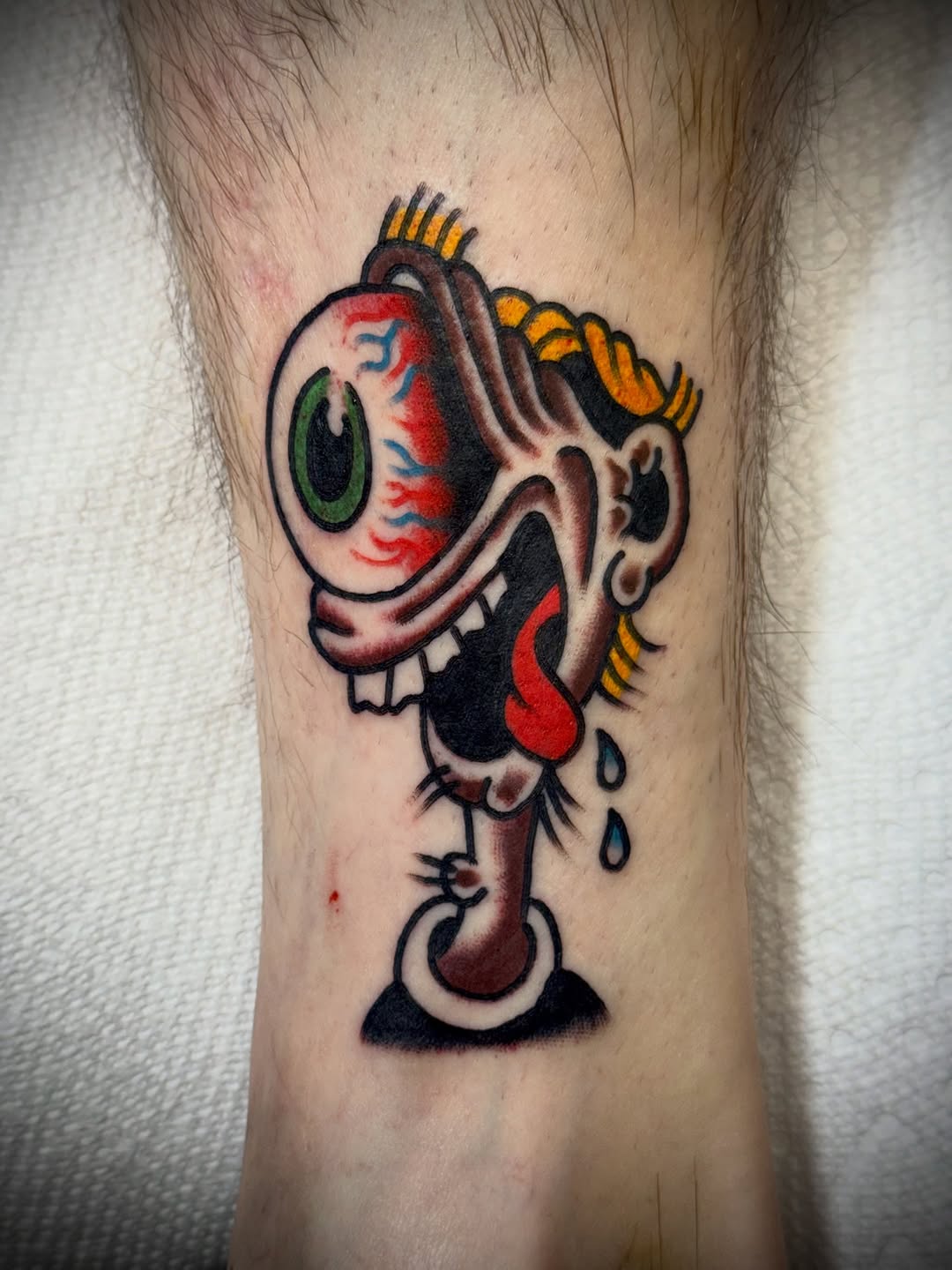 Tattoo by @chuckderek_ — american_traditional, new_school