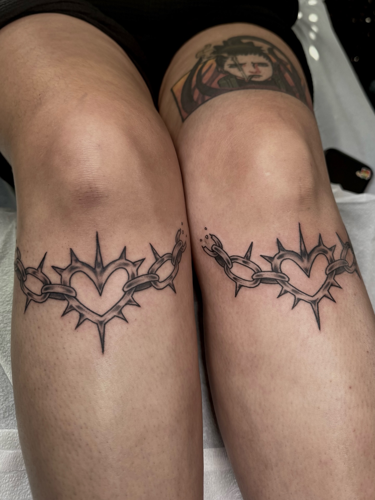 Tattoo by @allyghastly — black_and_grey