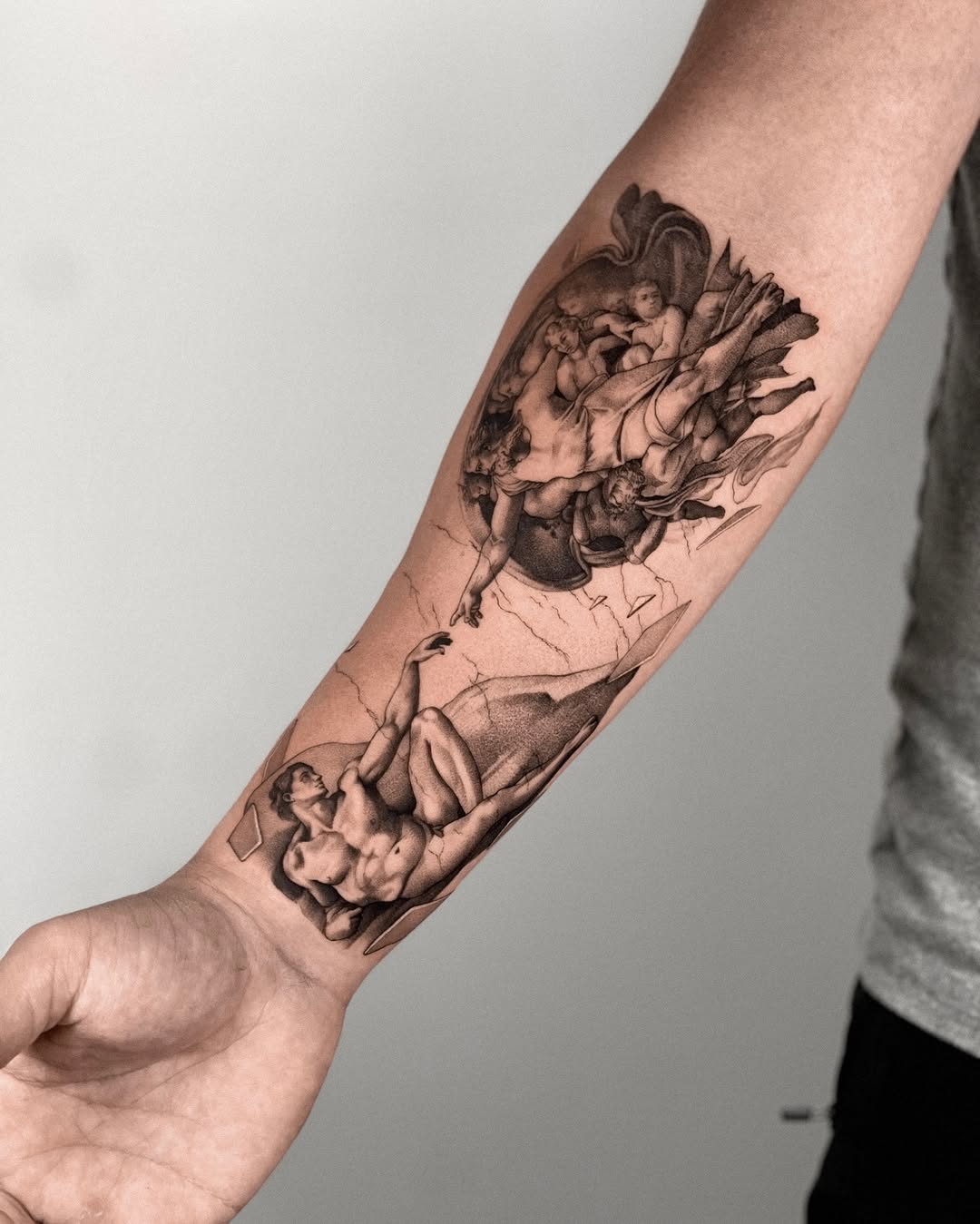 Tattoo by @blackbird_tattooer — realism, black_and_grey