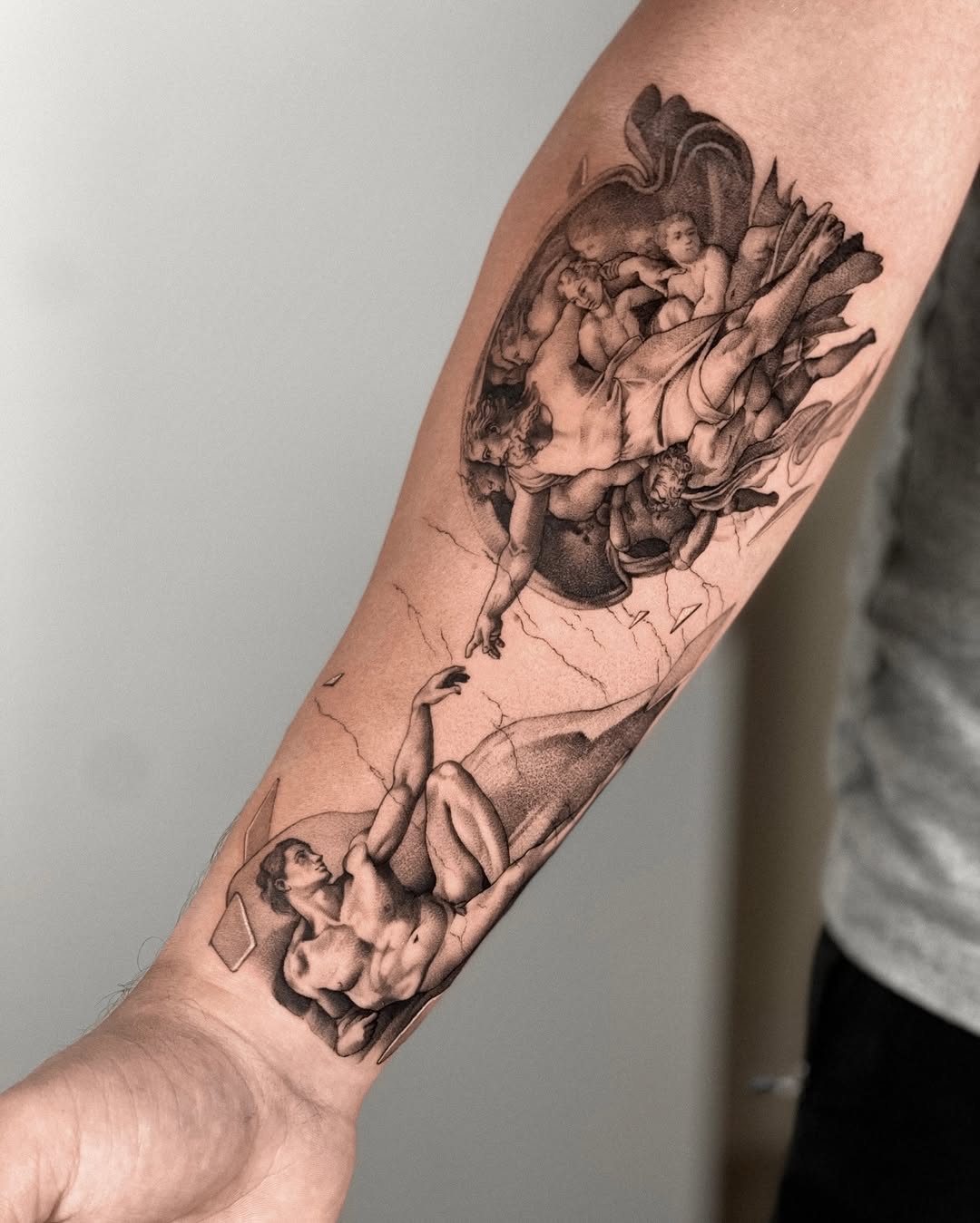 Tattoo by @blackbird_tattooer — realism, black_and_grey