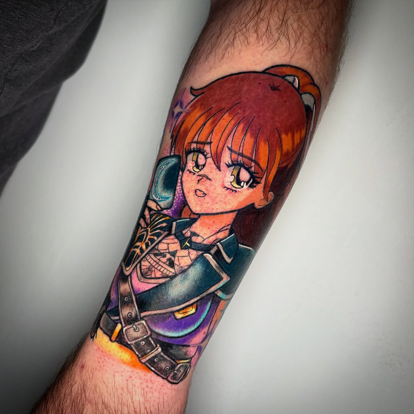 Tattoo by @chibicosori โ anime, illustrative