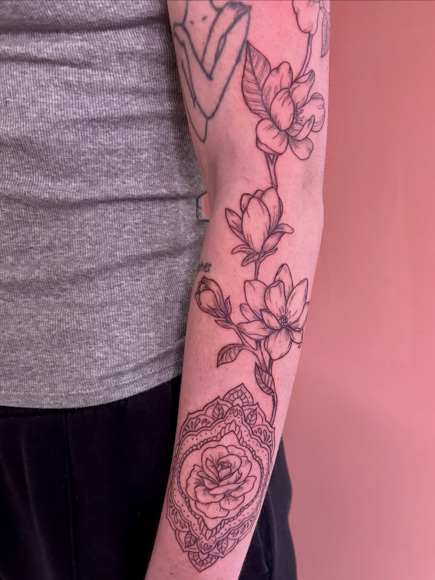 Tattoo by @damoretattoos — black_and_grey