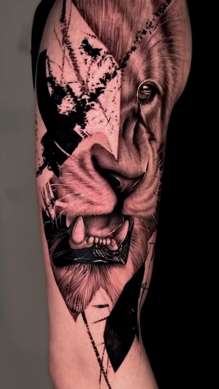 Tattoo by @profet_ink — realism, blackwork