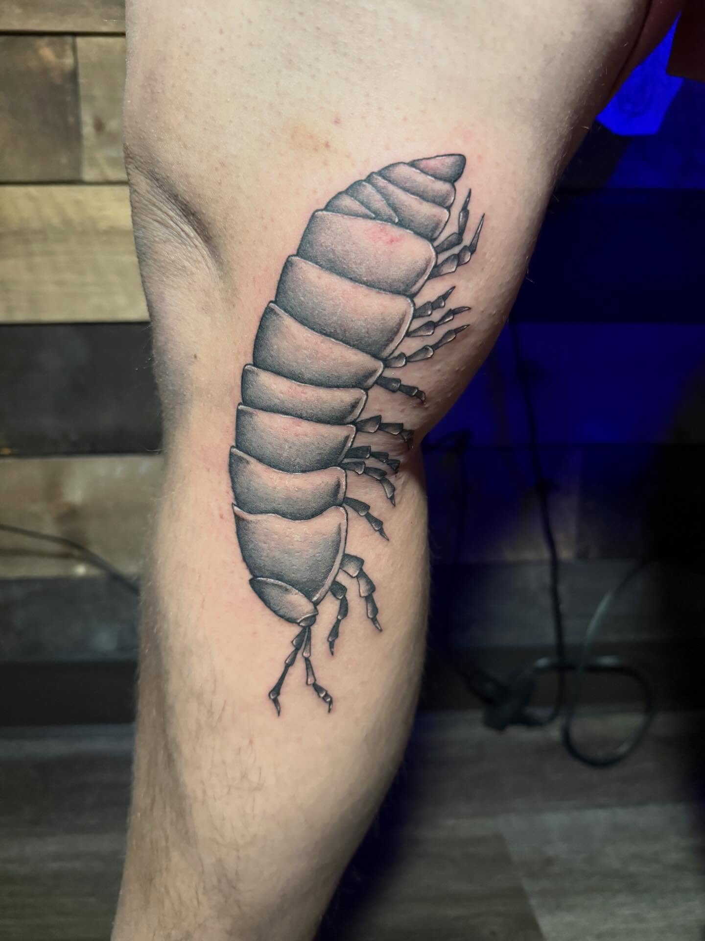 Tattoo by @akdoestattoos — black_and_grey