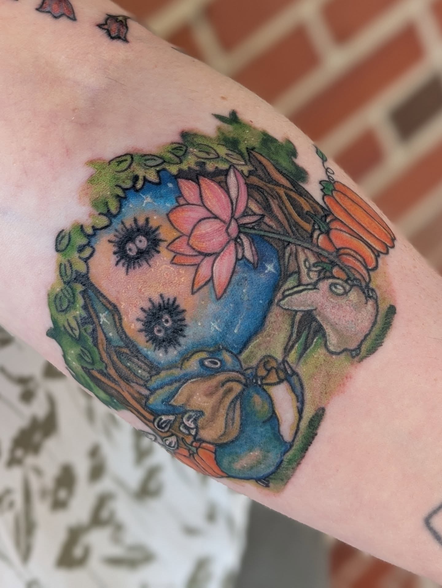 Tattoo by @crybabygoblin666 โ dotwork, realism