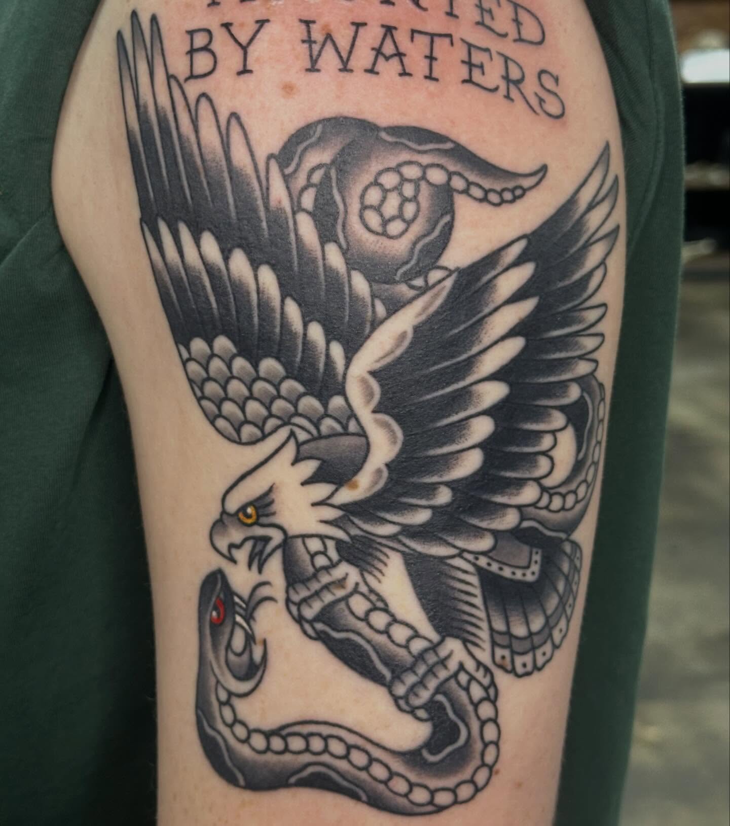 Tattoo by @sammystormtattoo — american_traditional, black_and_grey