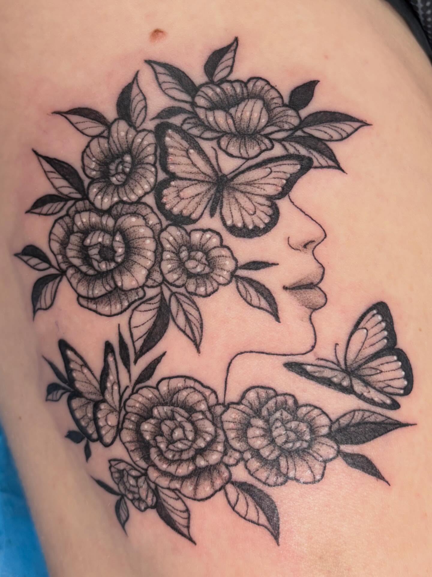 Tattoo by @damnginatattoos โ black_and_grey, realism