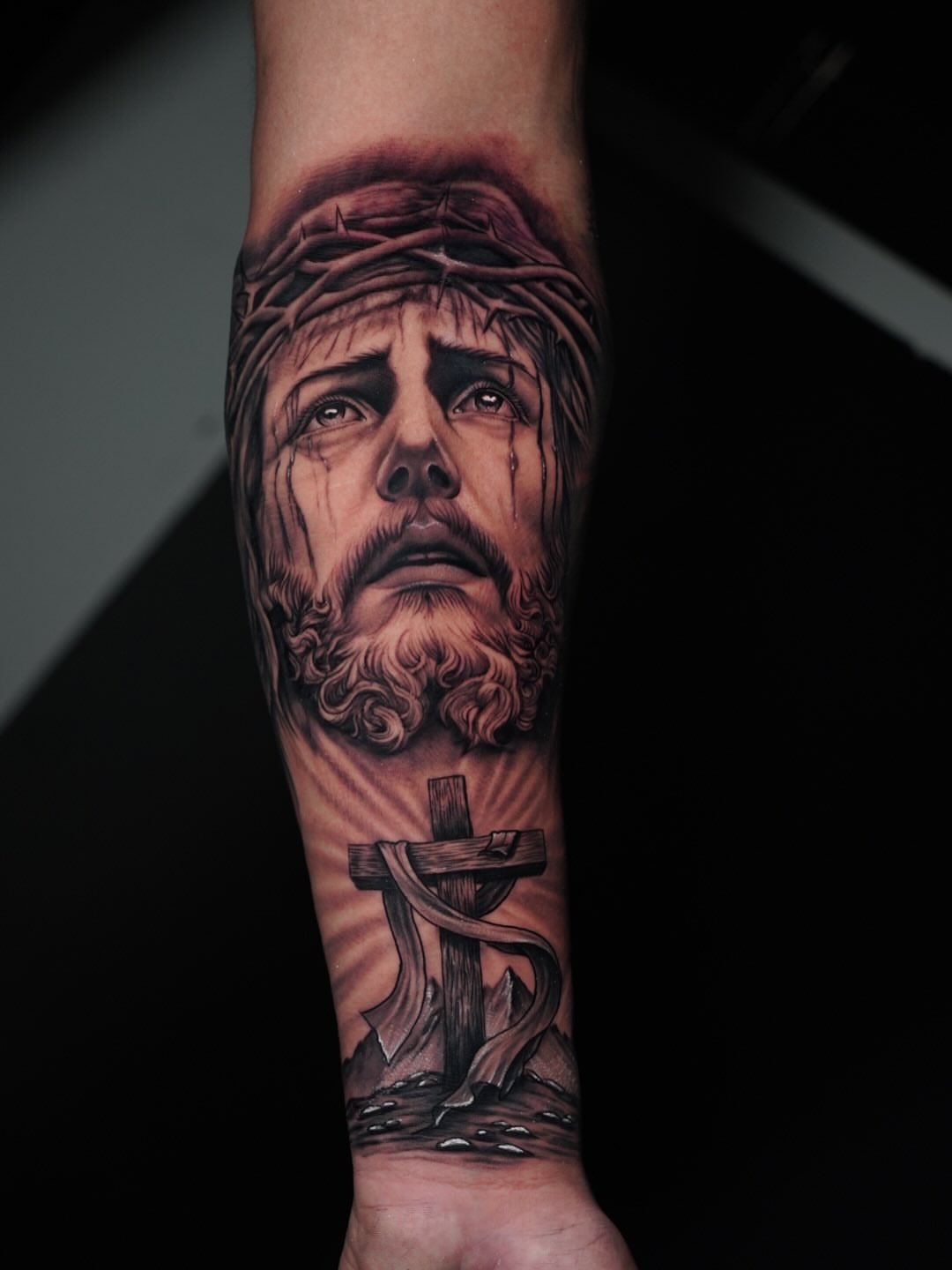 Tattoo by @gemmatattoooficiall — realism, dark_realism