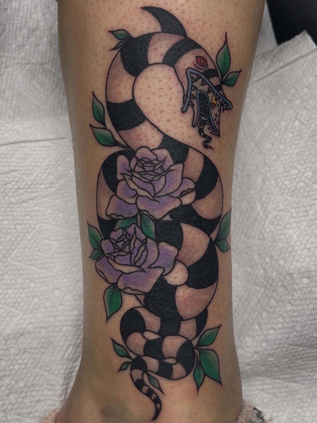 Tattoo by @brandonhtattoo — american_traditional, black_and_grey