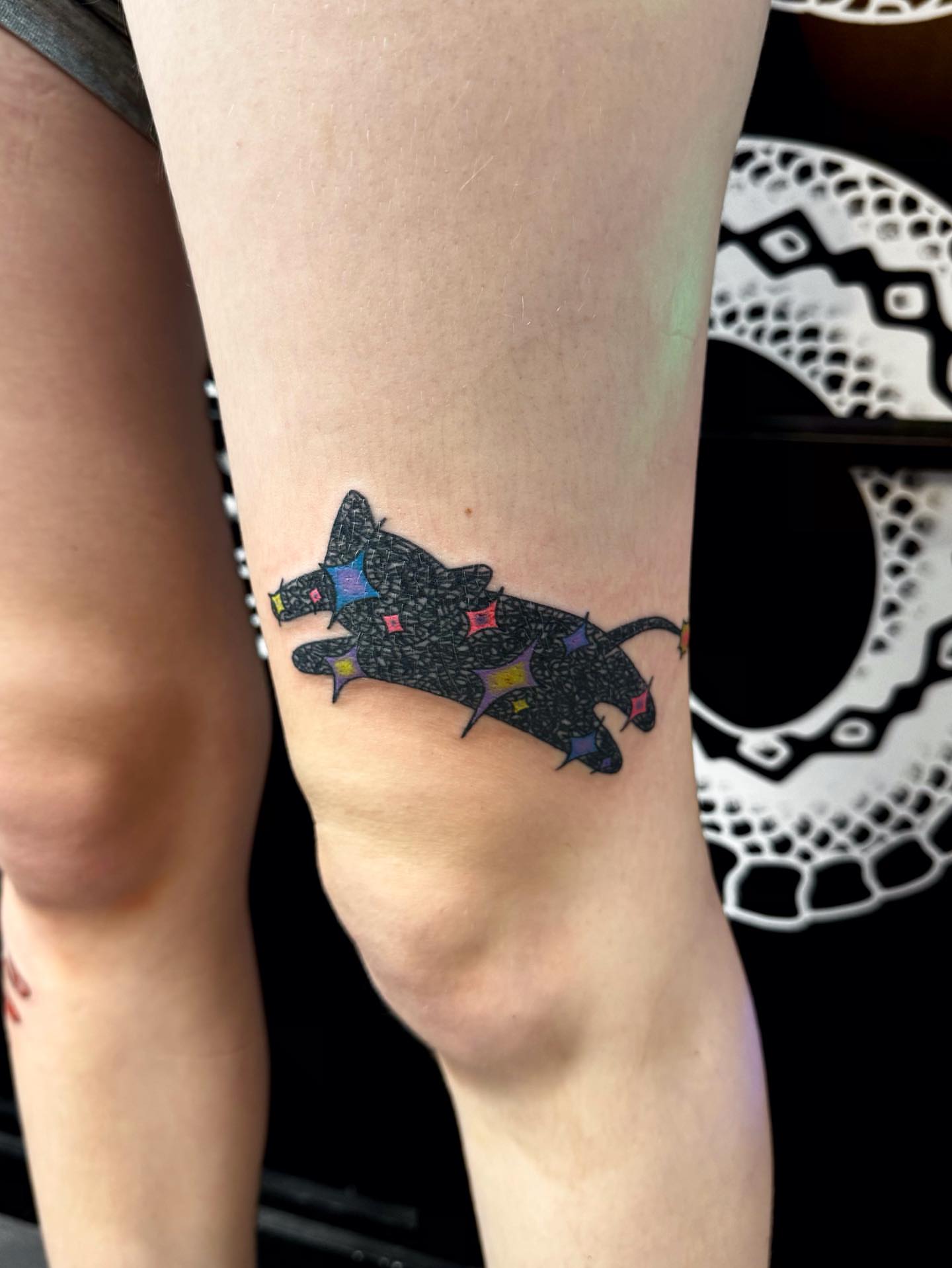 Tattoo by @kurtischappell — dotwork