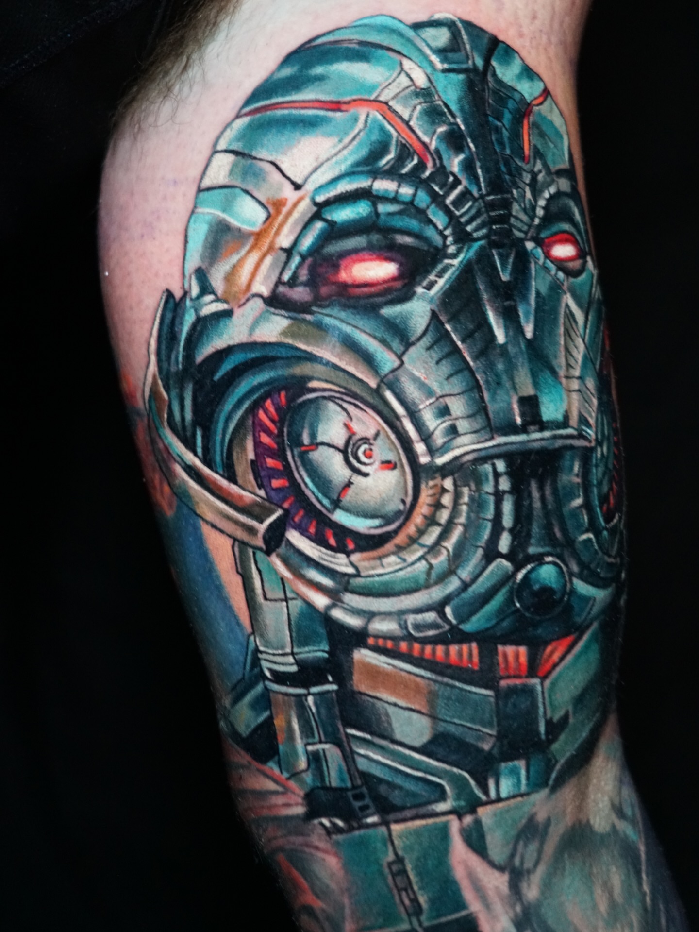 Tattoo by @brd_4rdart — realism, geometric