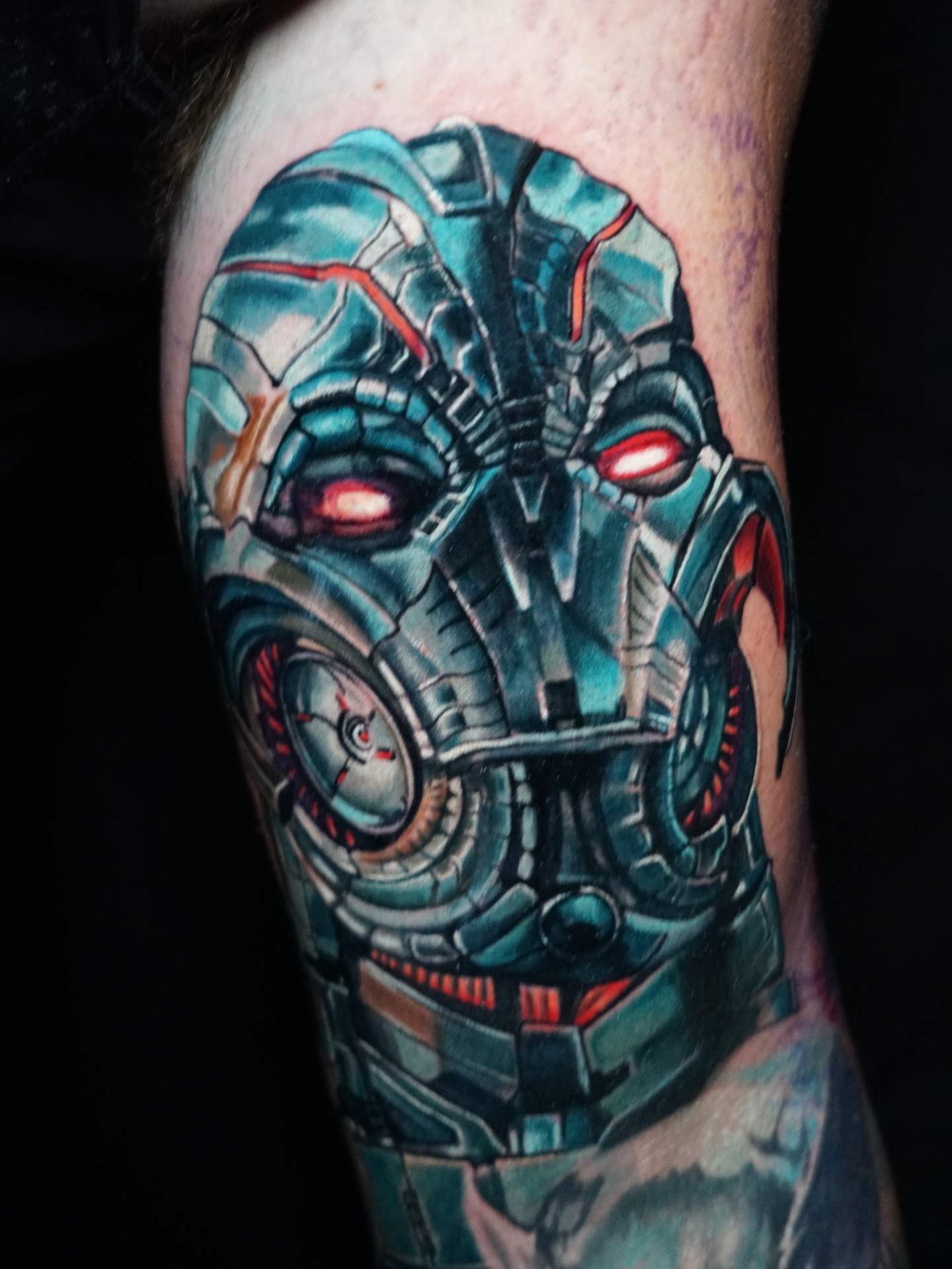 Tattoo by @brd_4rdart — realism, geometric