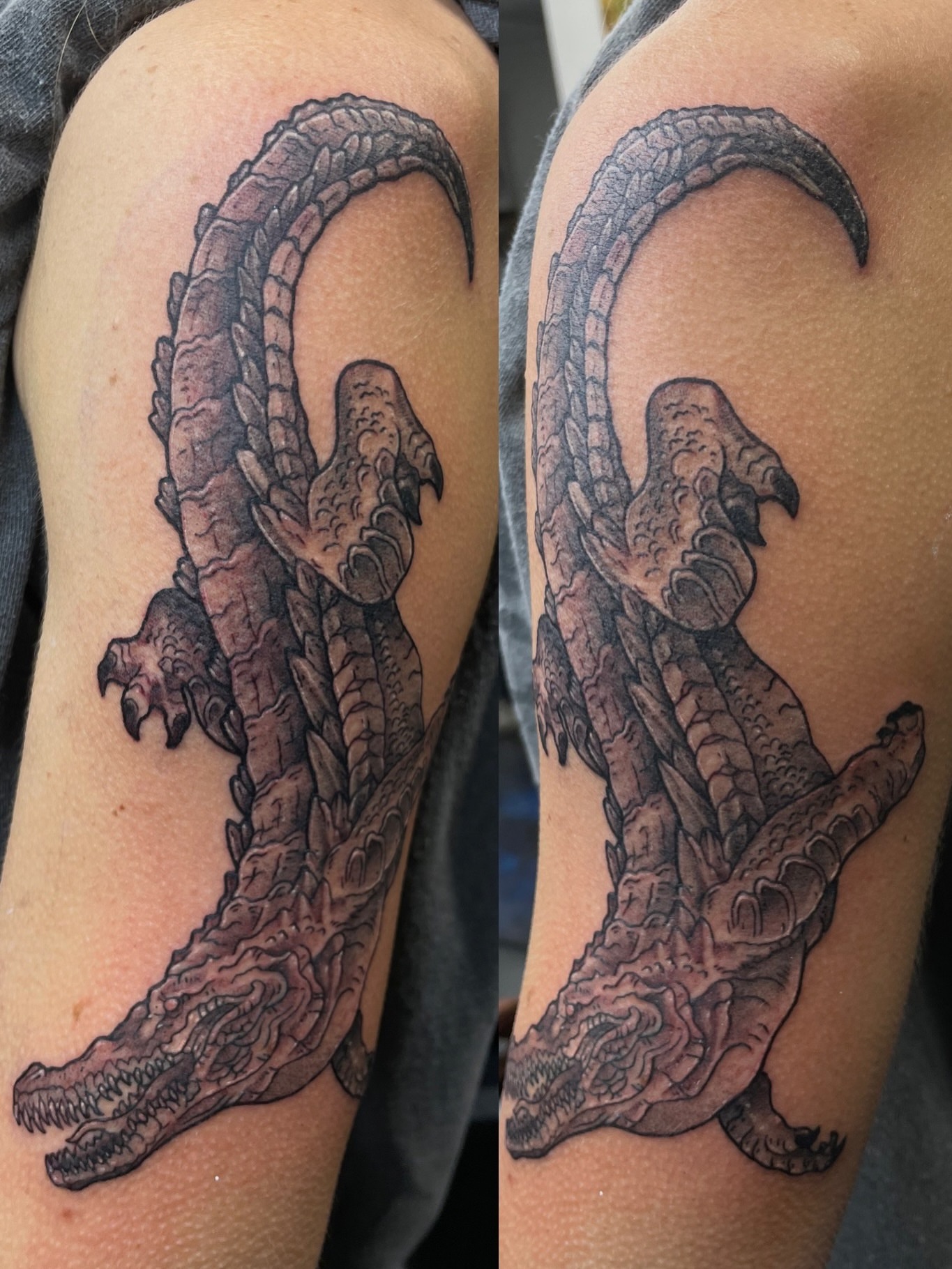 Tattoo by @vicent_tattoos — black_and_grey