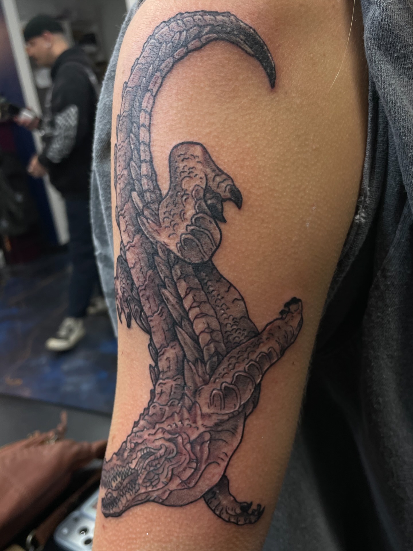 Tattoo by @vicent_tattoos — black_and_grey