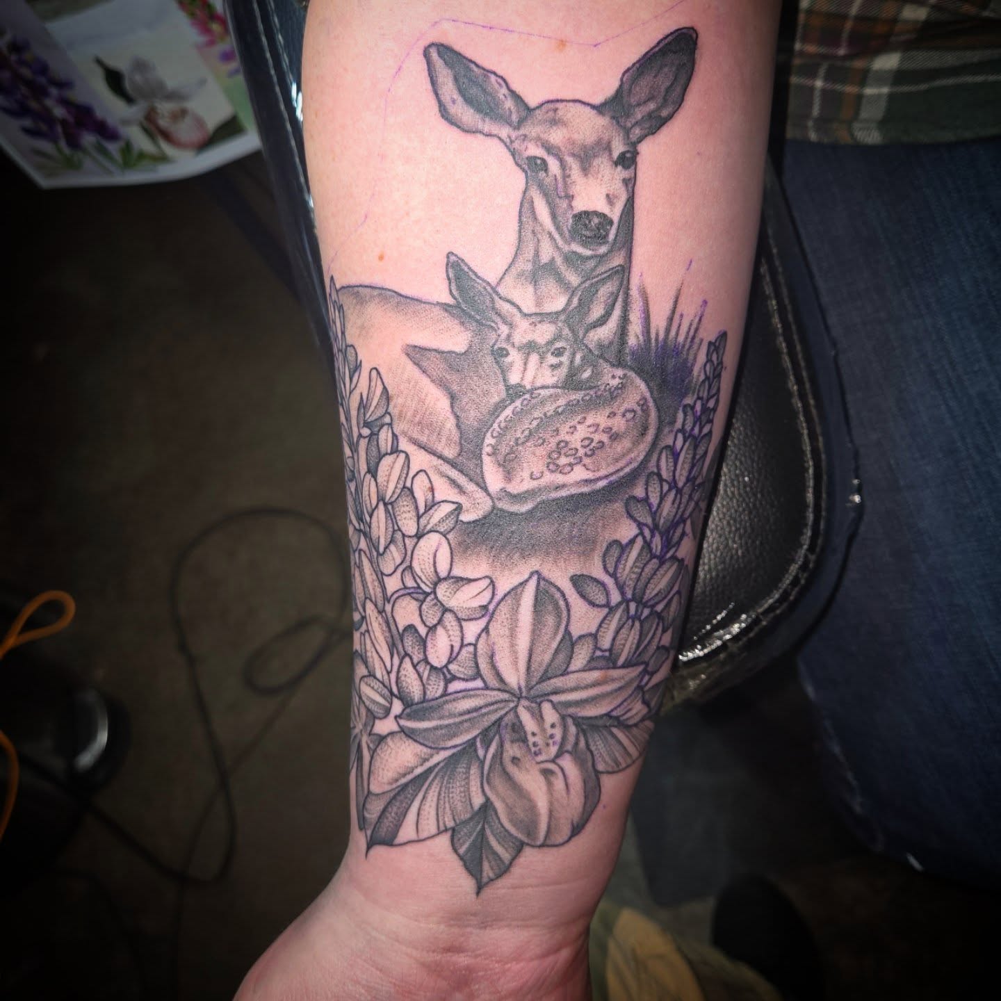 Tattoo by @killer_cait — black_and_grey, realism
