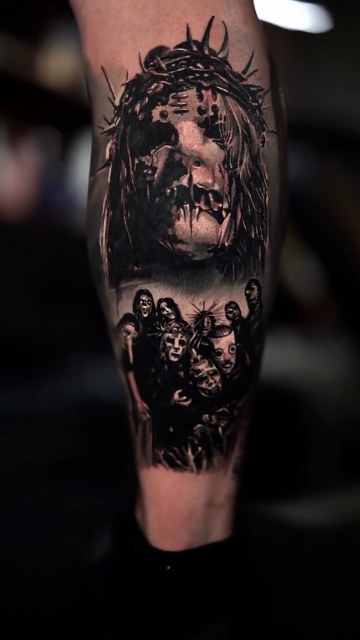Tattoo by @vlad.tatto_o β dark_realism, black_and_grey