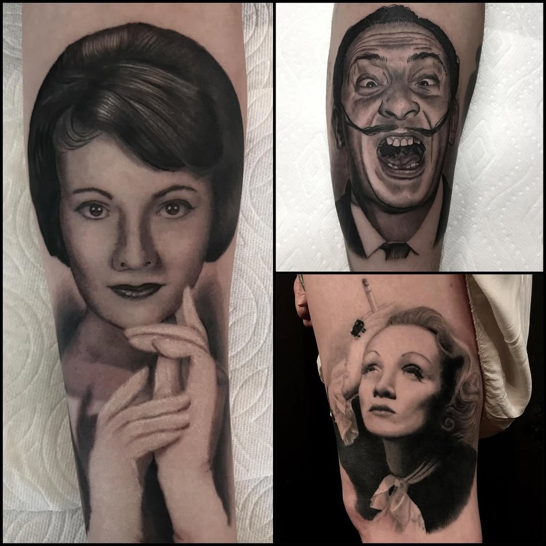 Tattoo by @rockyburley โ realism, black_and_grey