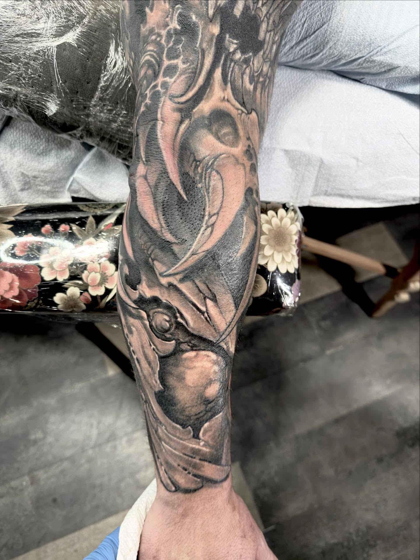 Tattoo by @jonhighland — realism, black_and_grey