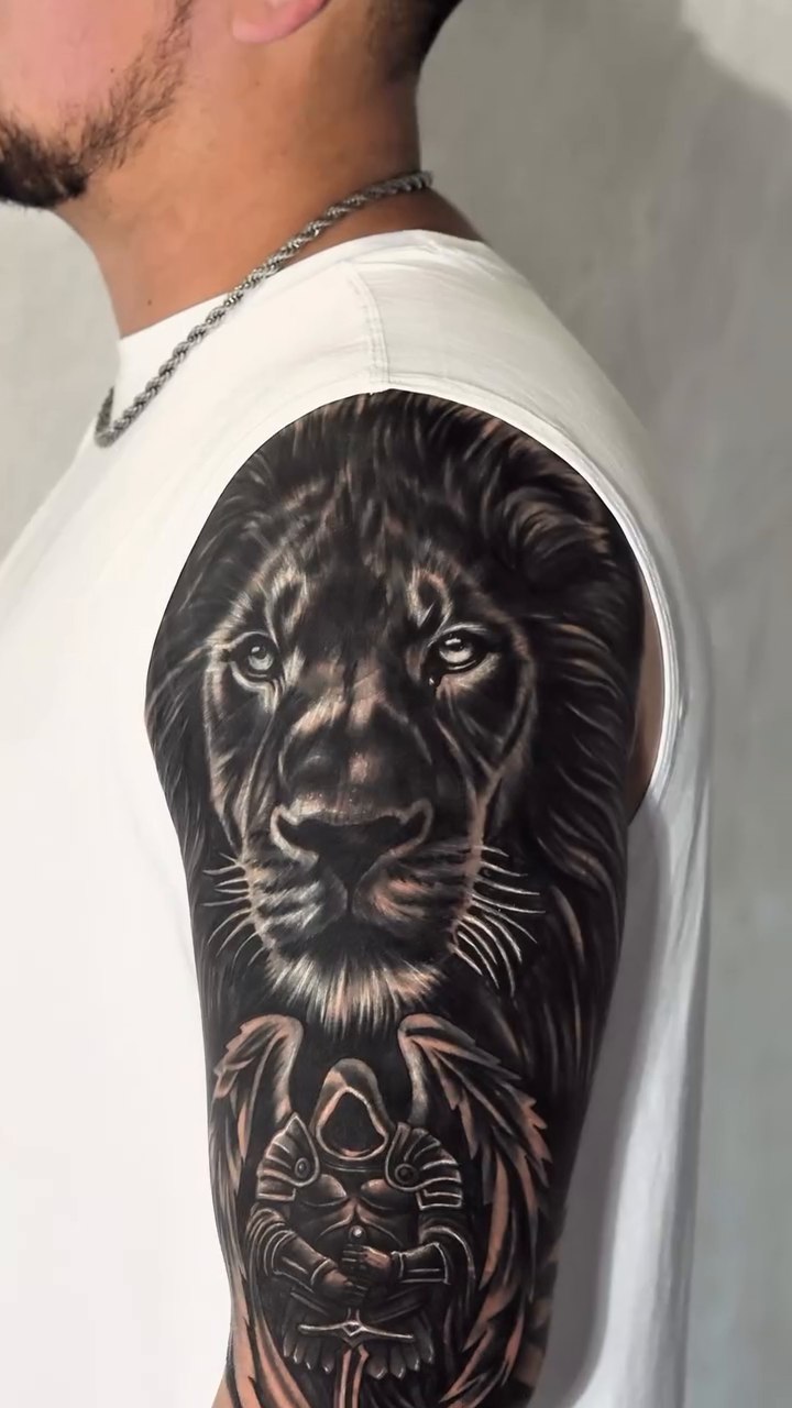 Tattoo by @jackitsforever — realism, black_and_grey