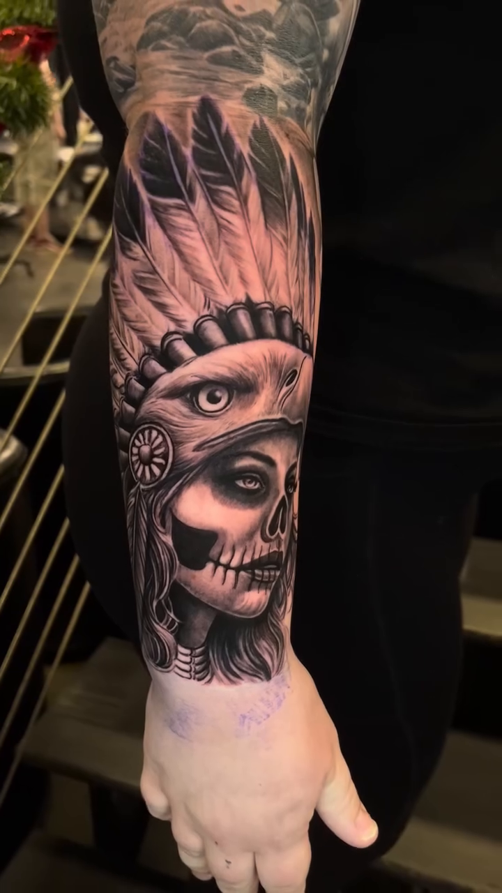 Tattoo by @jessef_tattoo — realism, black_and_grey