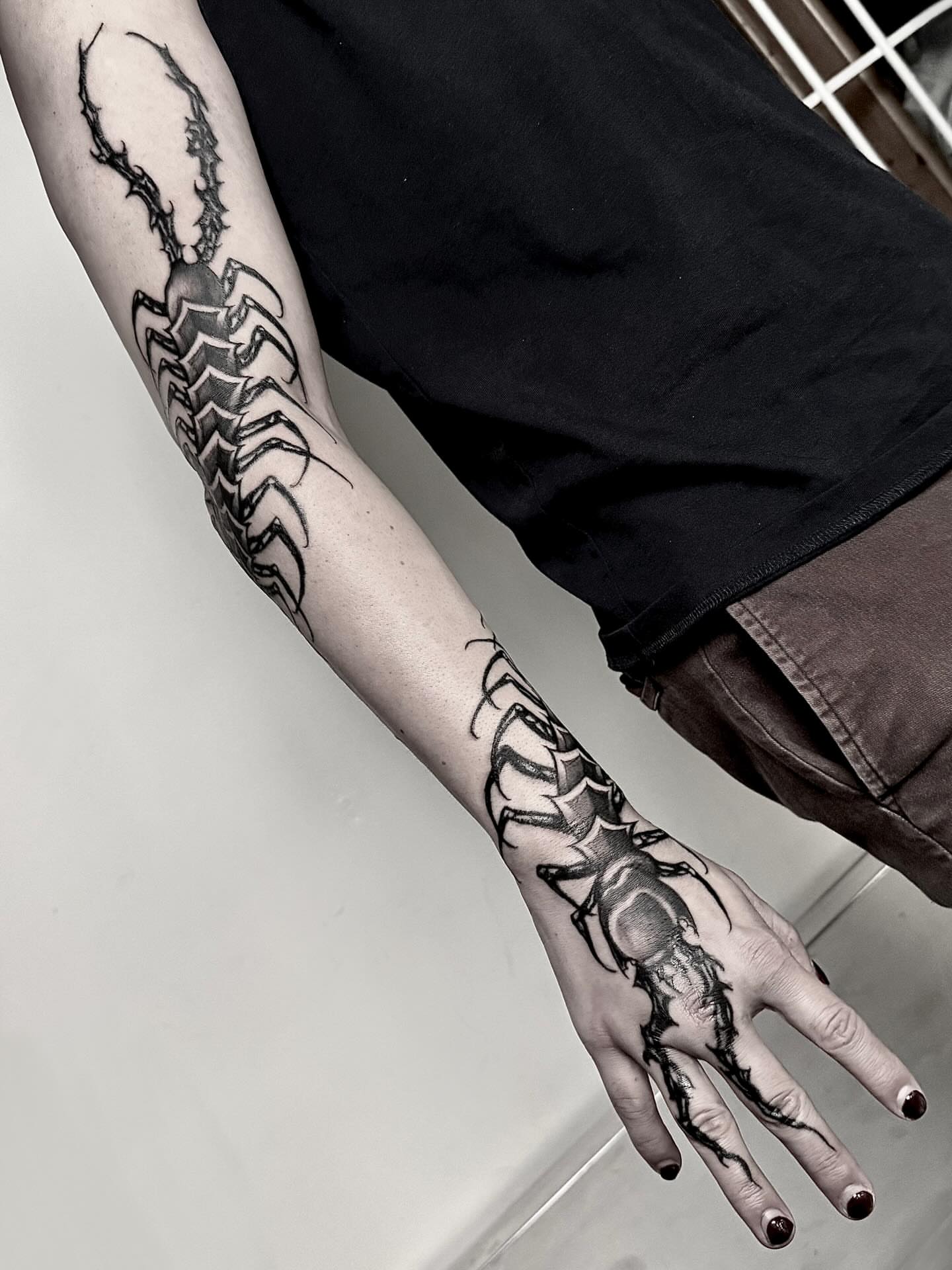 Tattoo by @gutsandink — black_and_grey