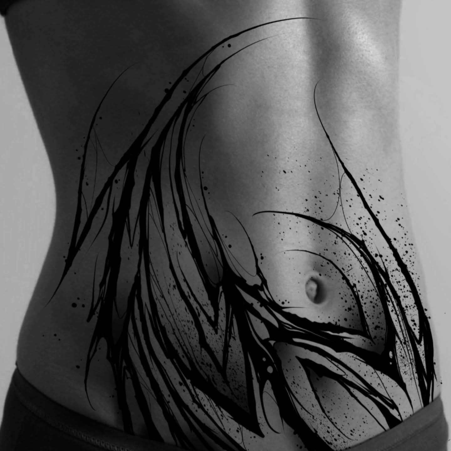 Tattoo by @jbrooks.blvckwork — black_and_grey, dotwork