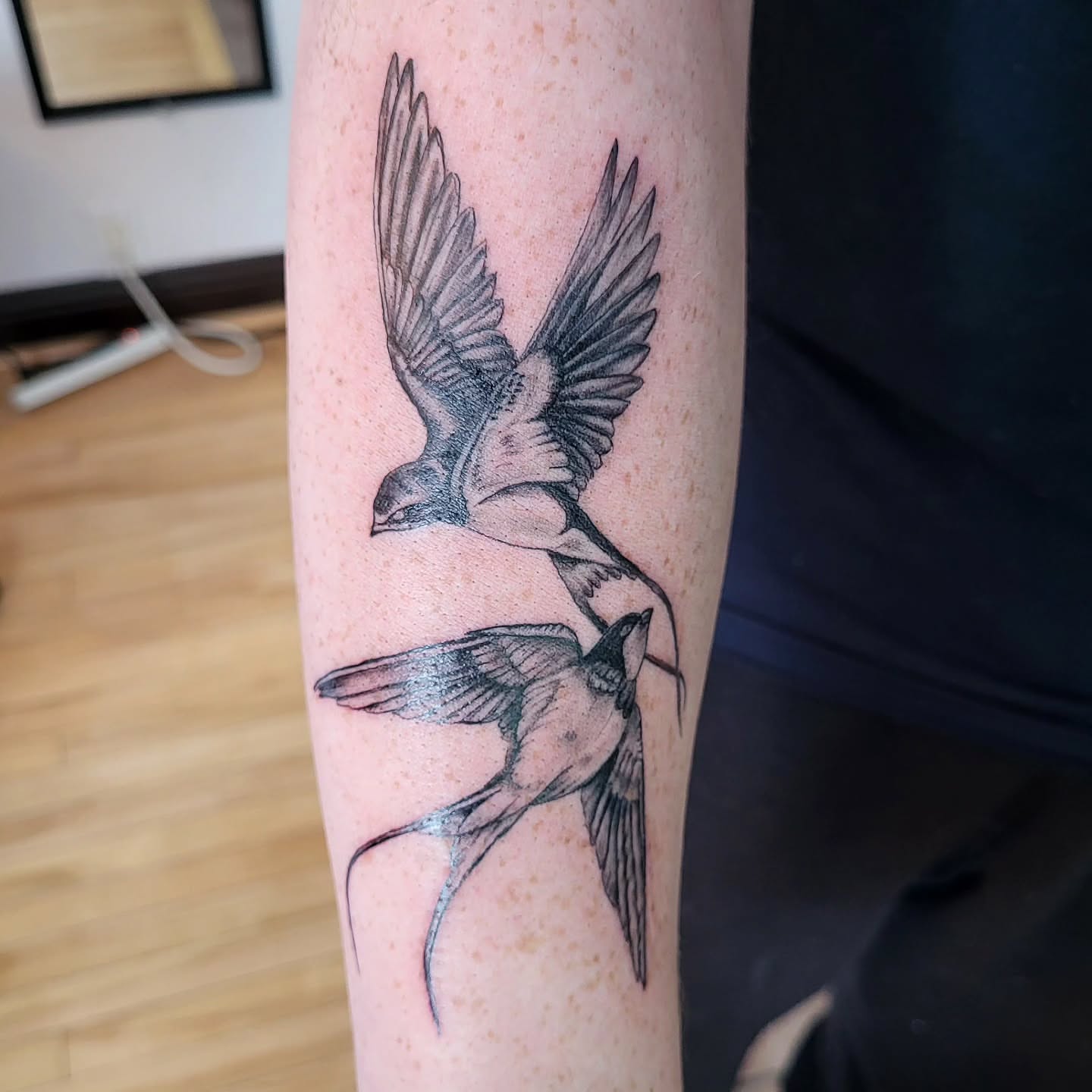Tattoo by @ele_tattoos — black_and_grey