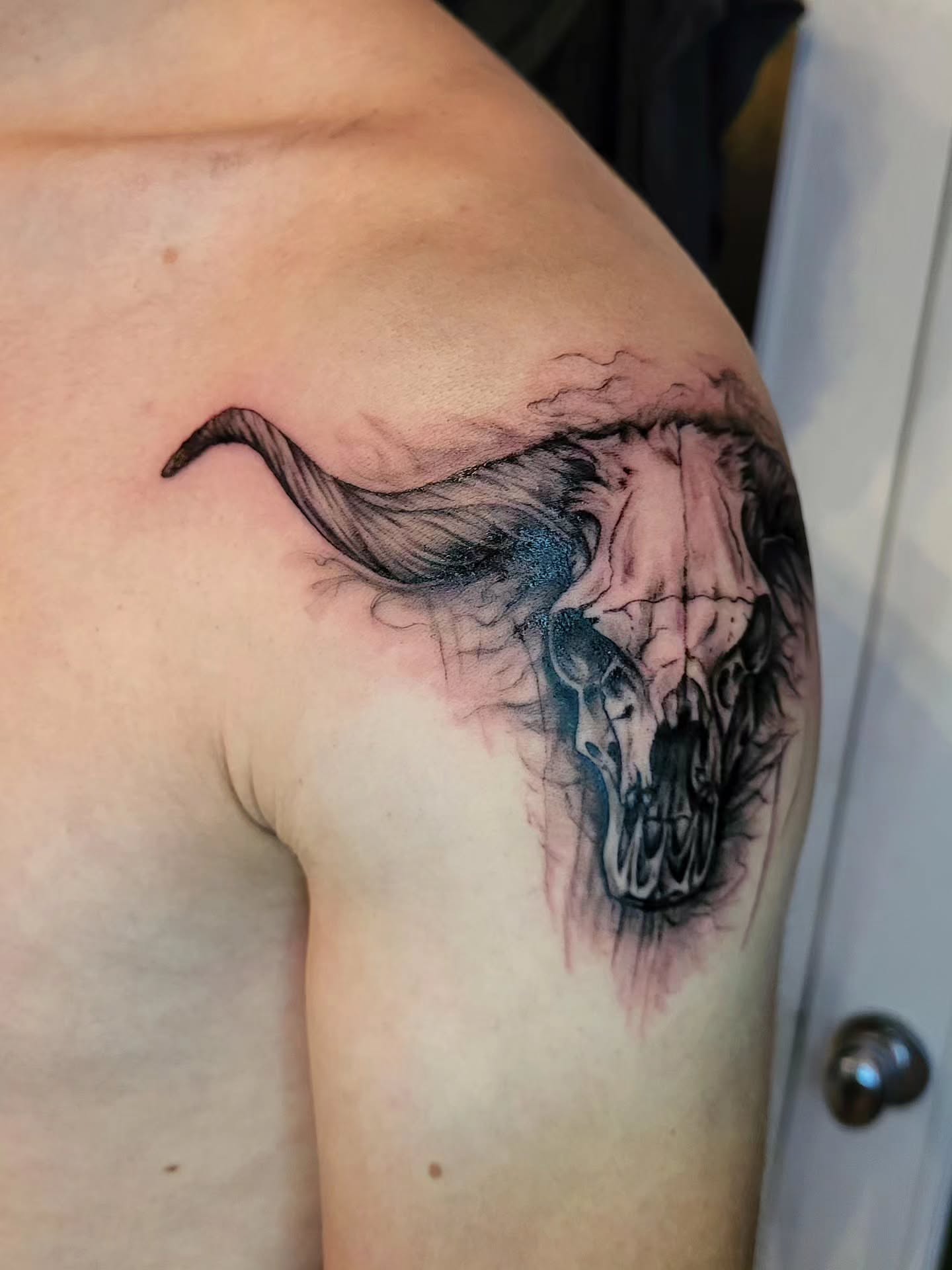 Tattoo by @ele_tattoos — black_and_grey, realism