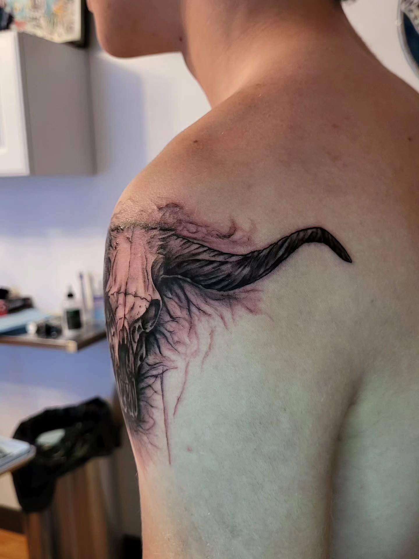 Tattoo by @ele_tattoos — realism, dark_realism