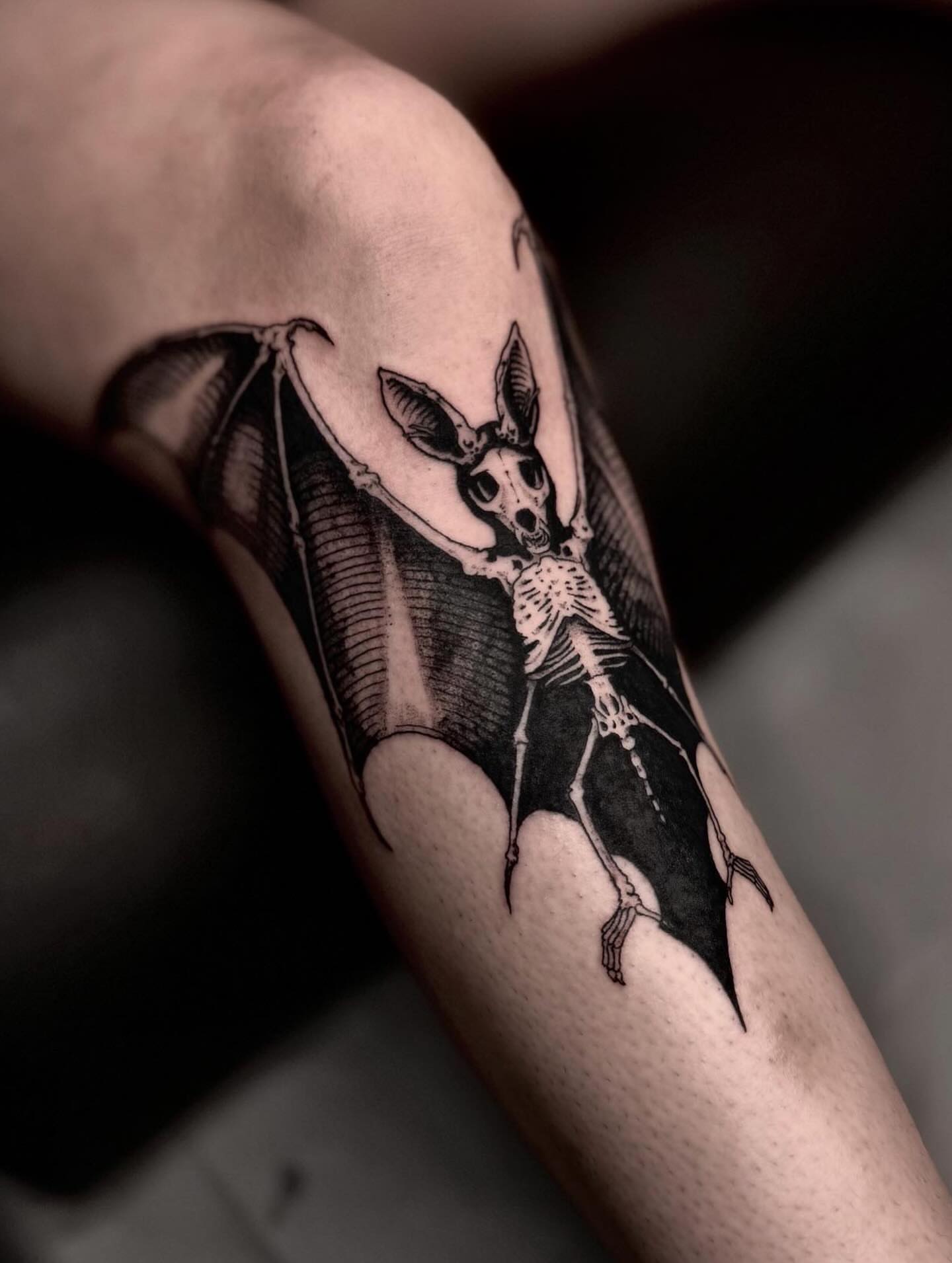 Tattoo by @korztattoo โ black_and_grey