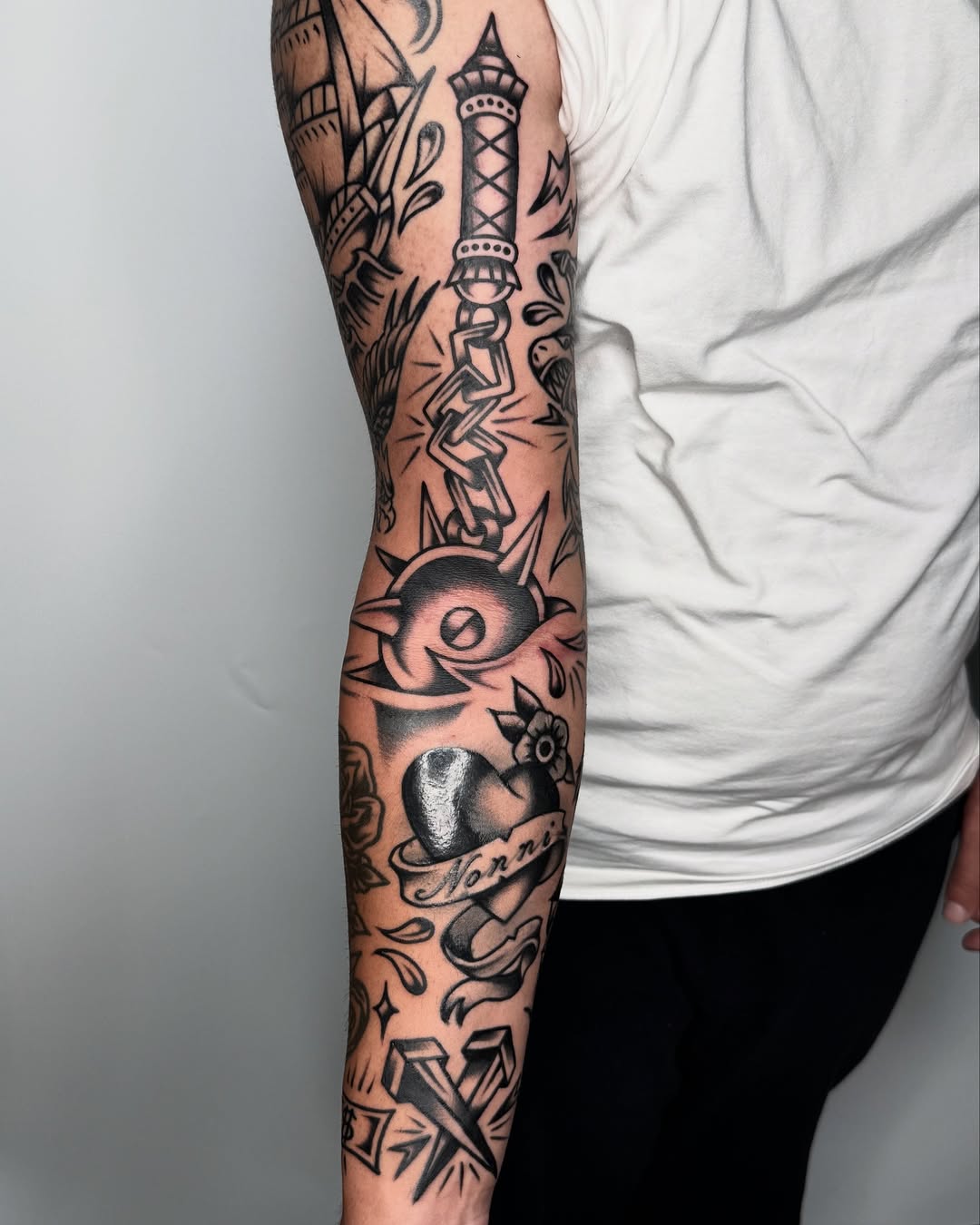 Tattoo by @allo_tattooer — american_traditional, black_and_grey