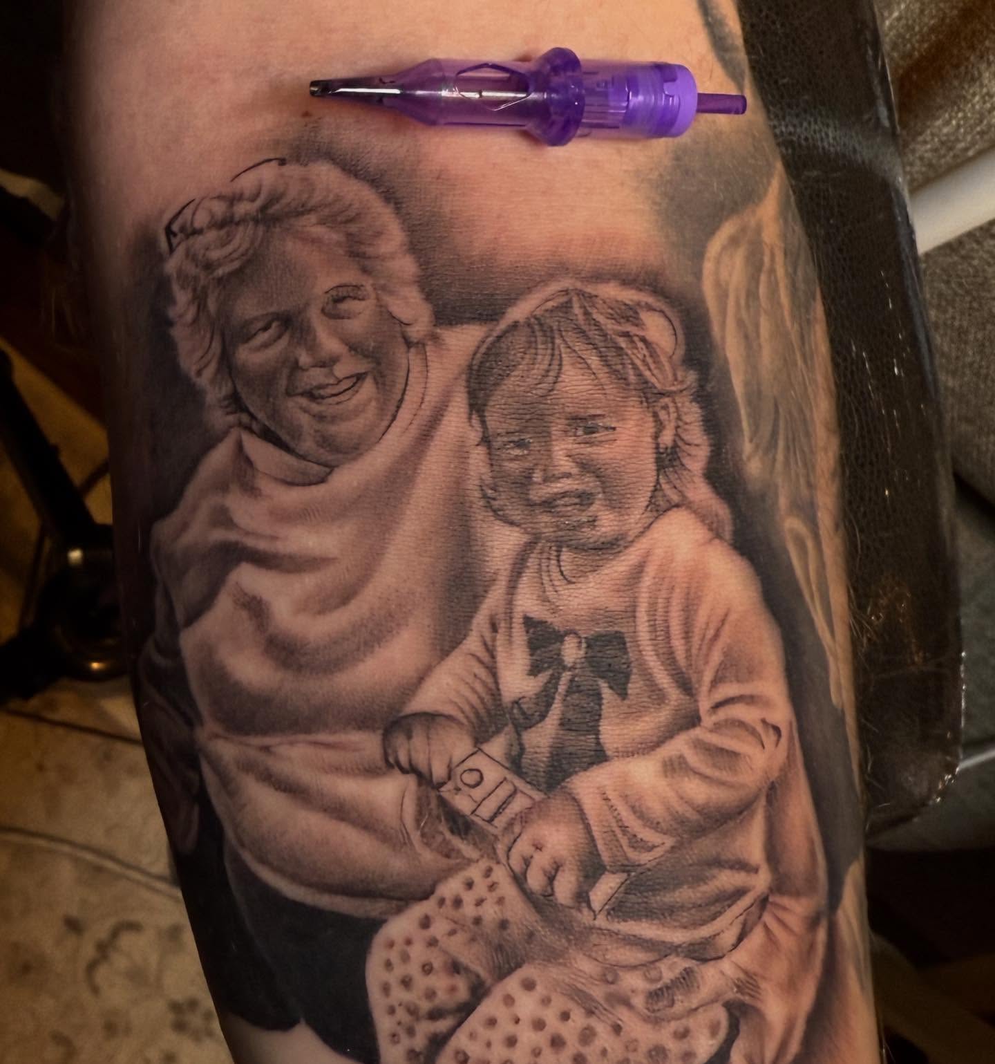 Tattoo by @inkedbyscratch — realism