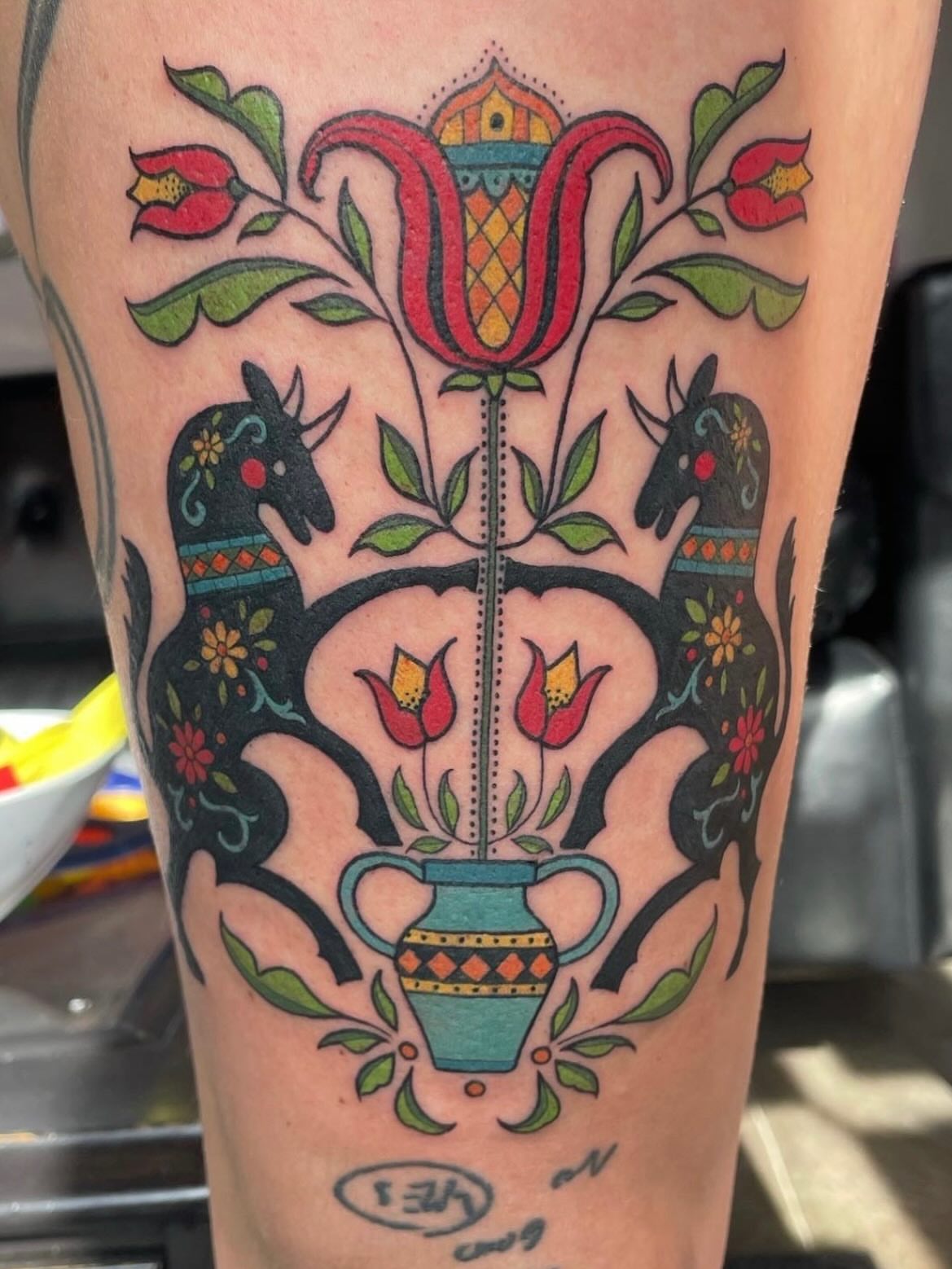 Tattoo by @lu_tatu — ornamental