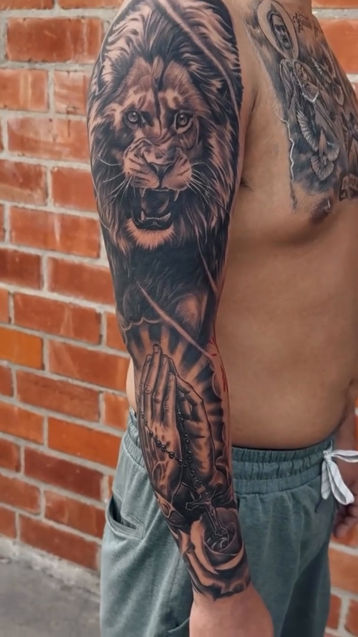 Tattoo by @tattoosbyxavier — realism, black_and_grey