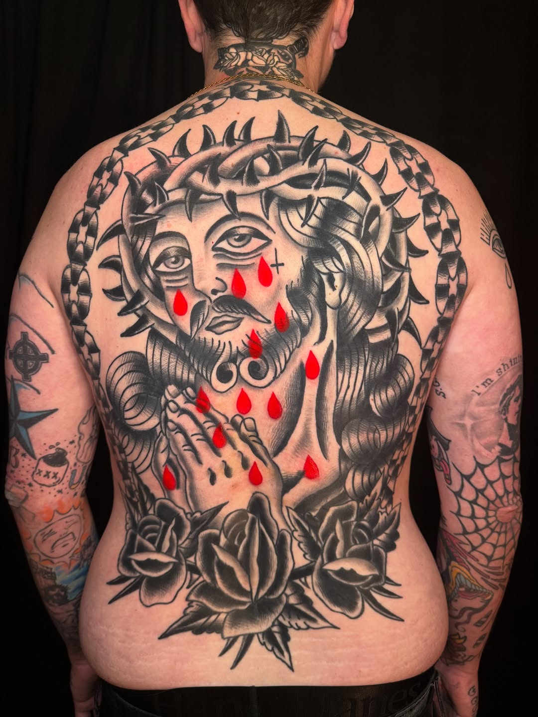 Tattoo by @mr.spidertattoo — american_traditional, black_and_grey
