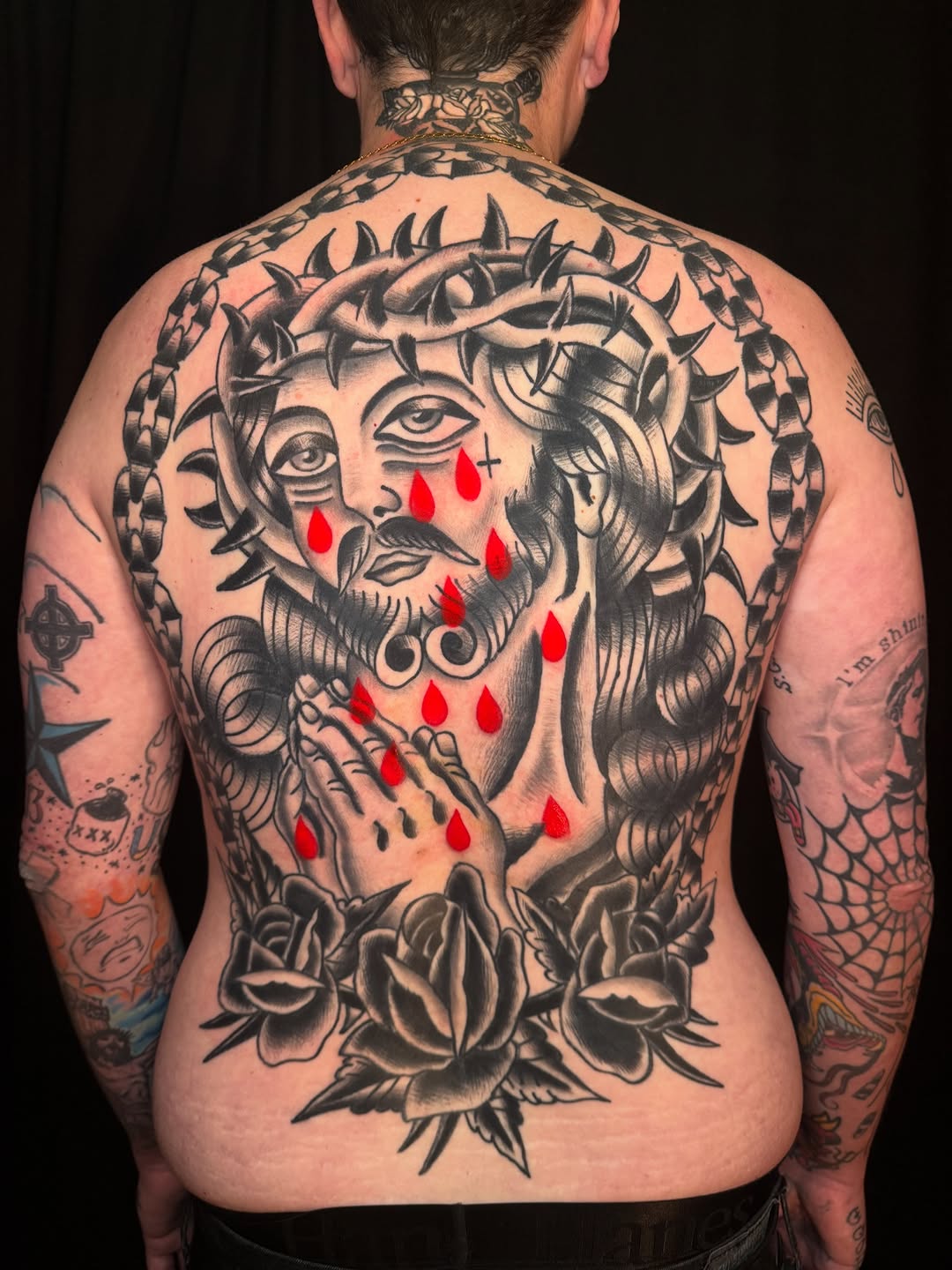 Tattoo by @mr.spidertattoo — american_traditional, black_and_grey