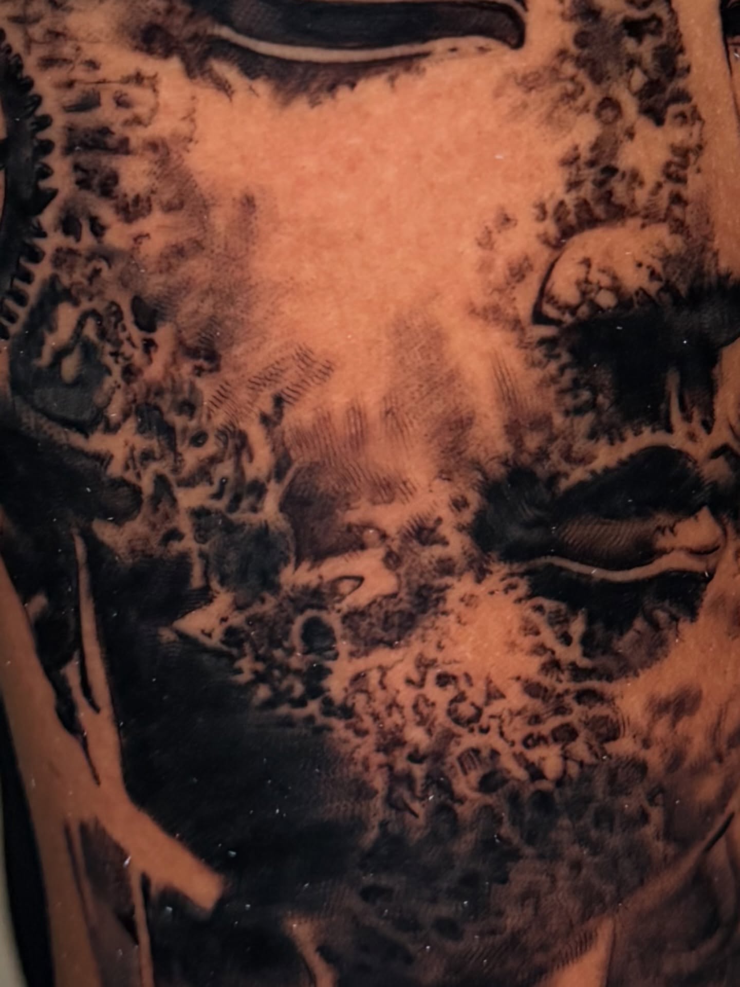 Tattoo by @joedejoya — black_and_grey, dotwork