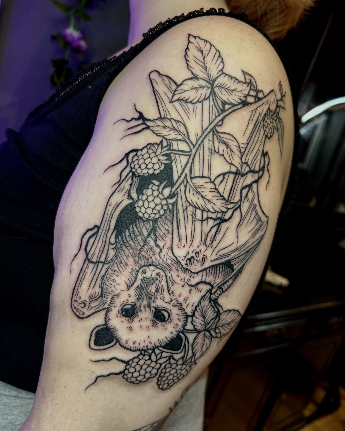 Tattoo by @dee.louisee — black_and_grey, realism