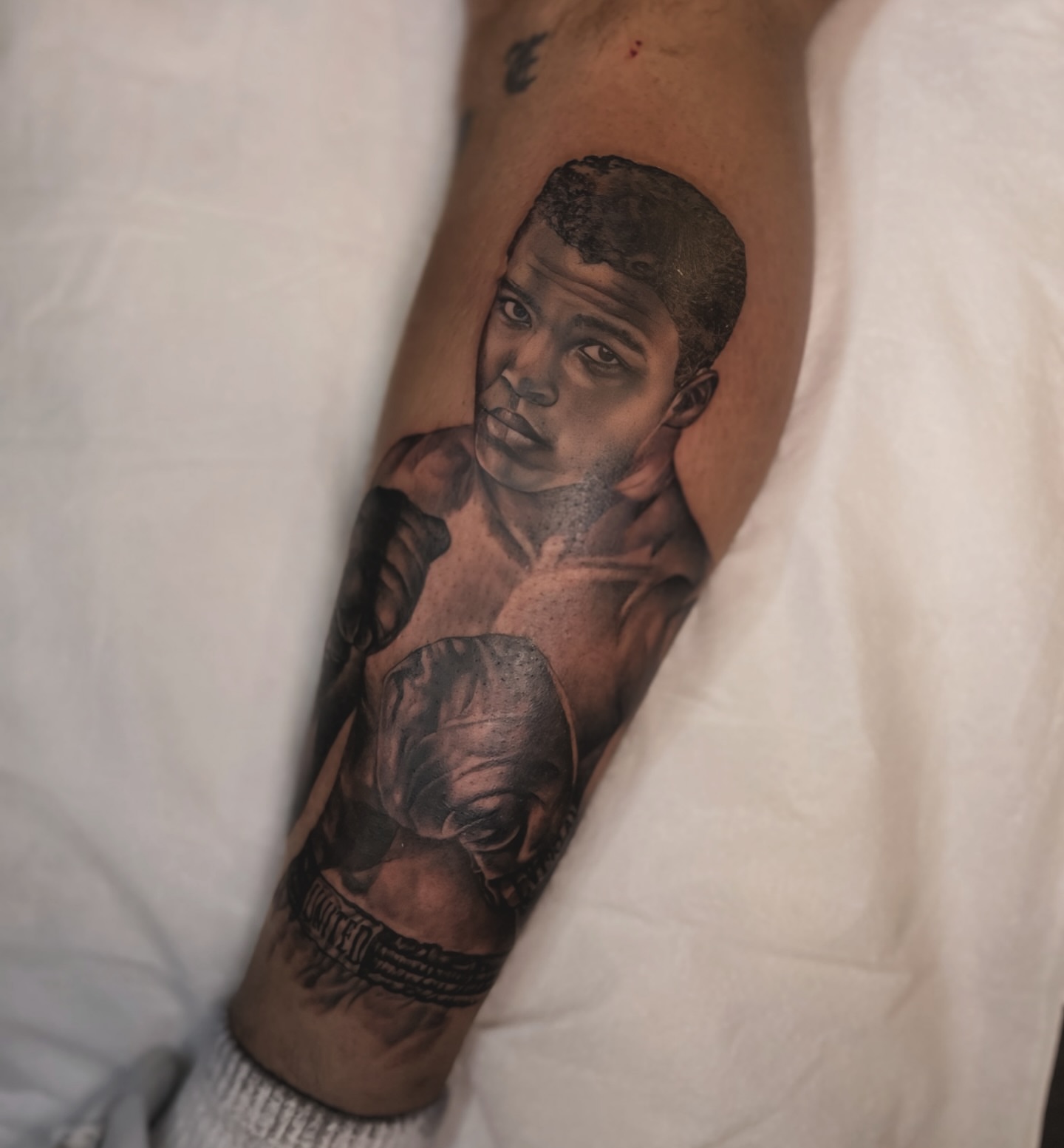 Tattoo by @tonyluceroart — realism, black_and_grey