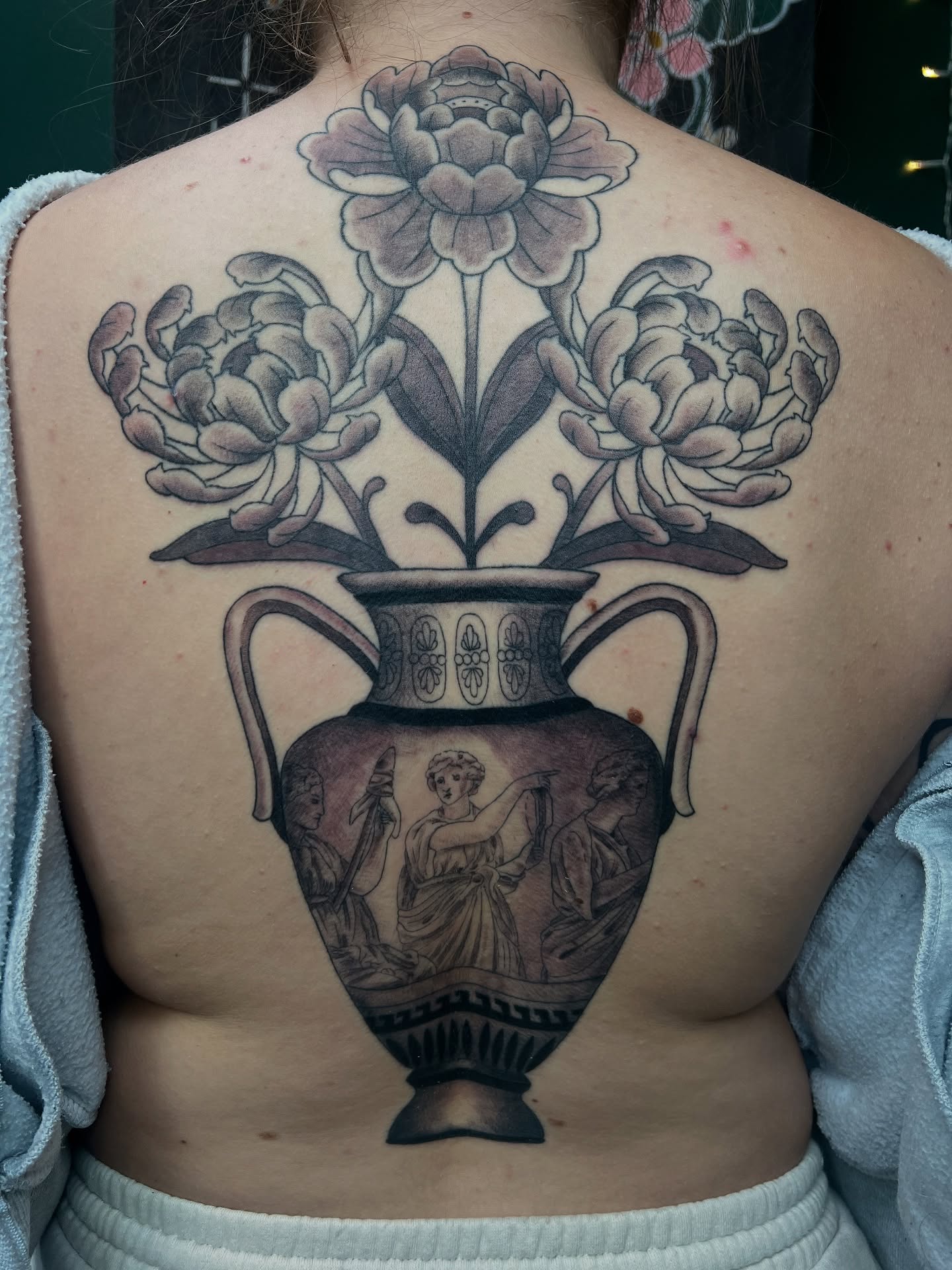 Tattoo by @tofudoestattoos — black_and_grey