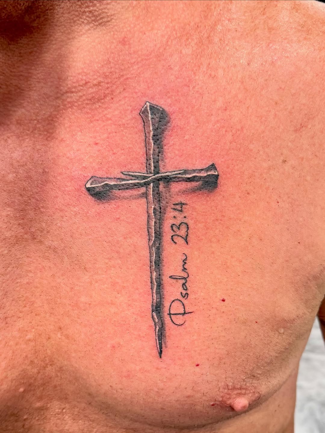 Tattoo by @jay13espinoza โ black_and_grey, lettering_script