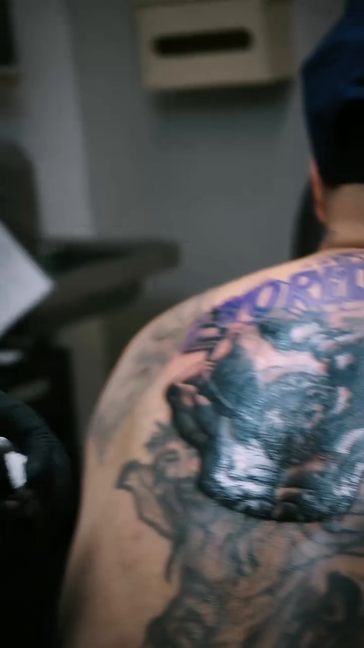 A demon or monster realism tattoo by Jayb, Passaic, New Jersey