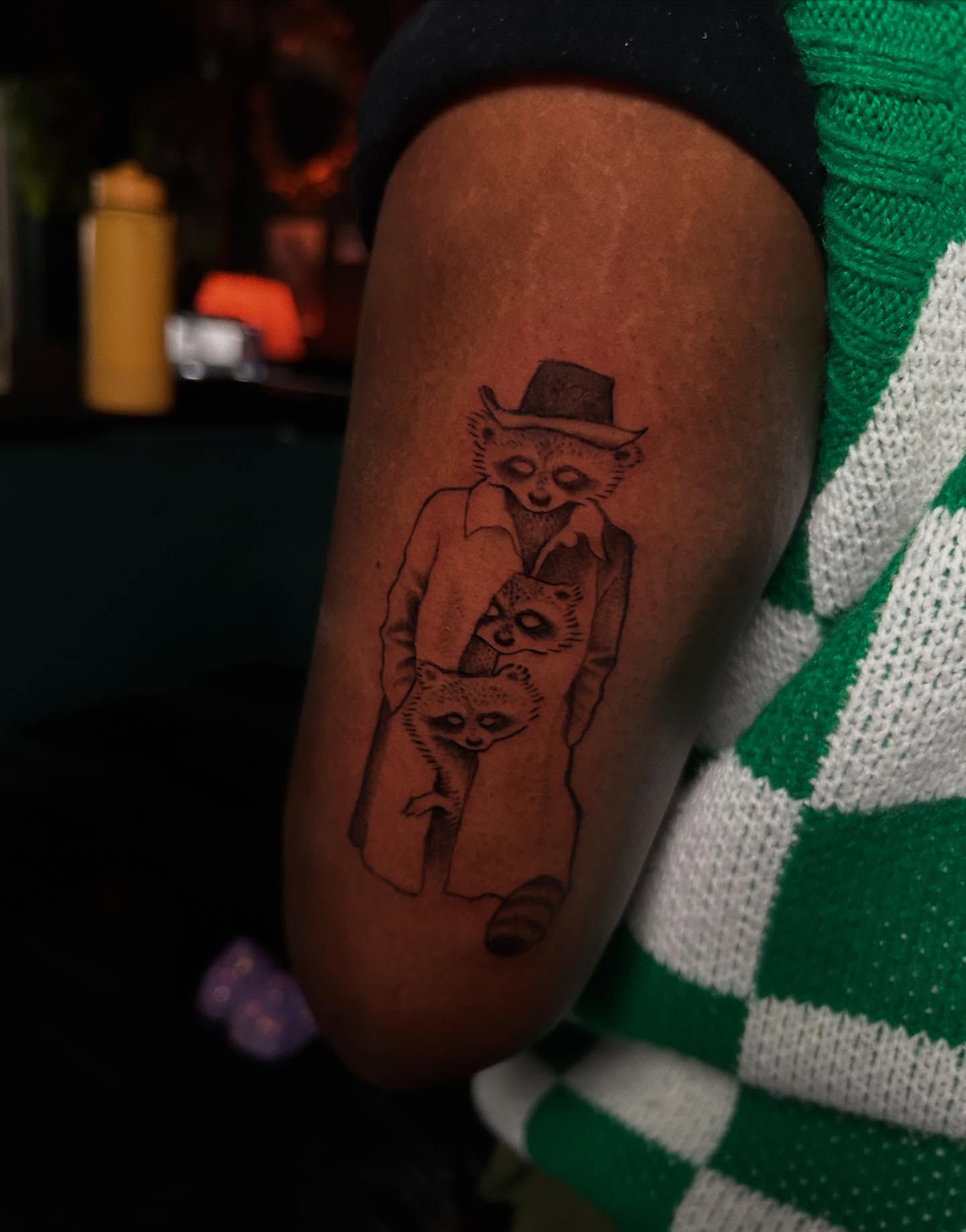 Tattoo by @kerostene — black_and_grey