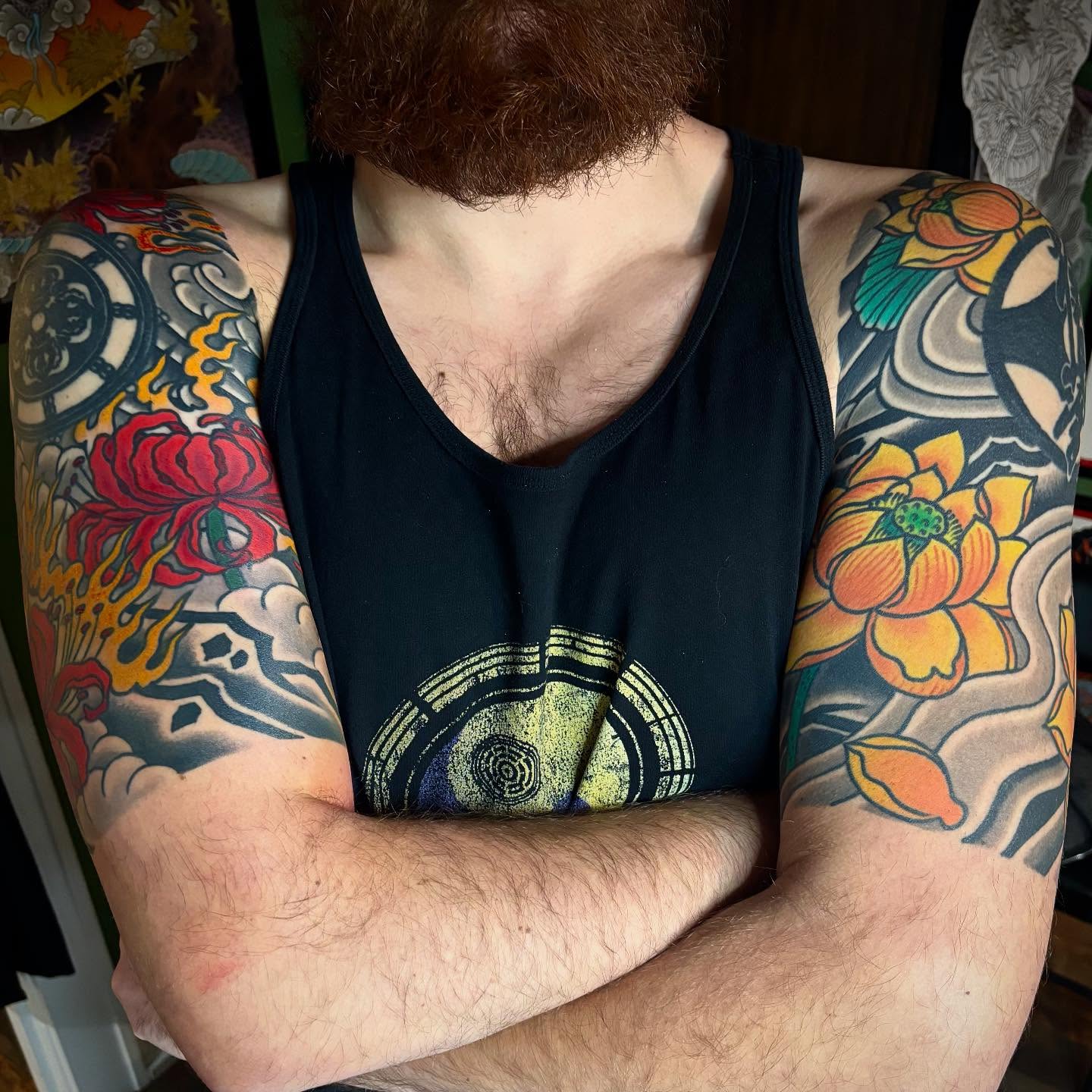 Tattoo by @mason_montgomery — american_traditional, new_school