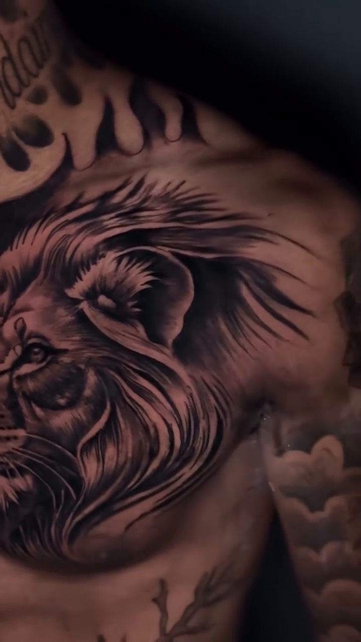 Lion's head realism tattoo by INK with KIRON 🇳🇵 🇺🇸DTX, Dallas, Texas