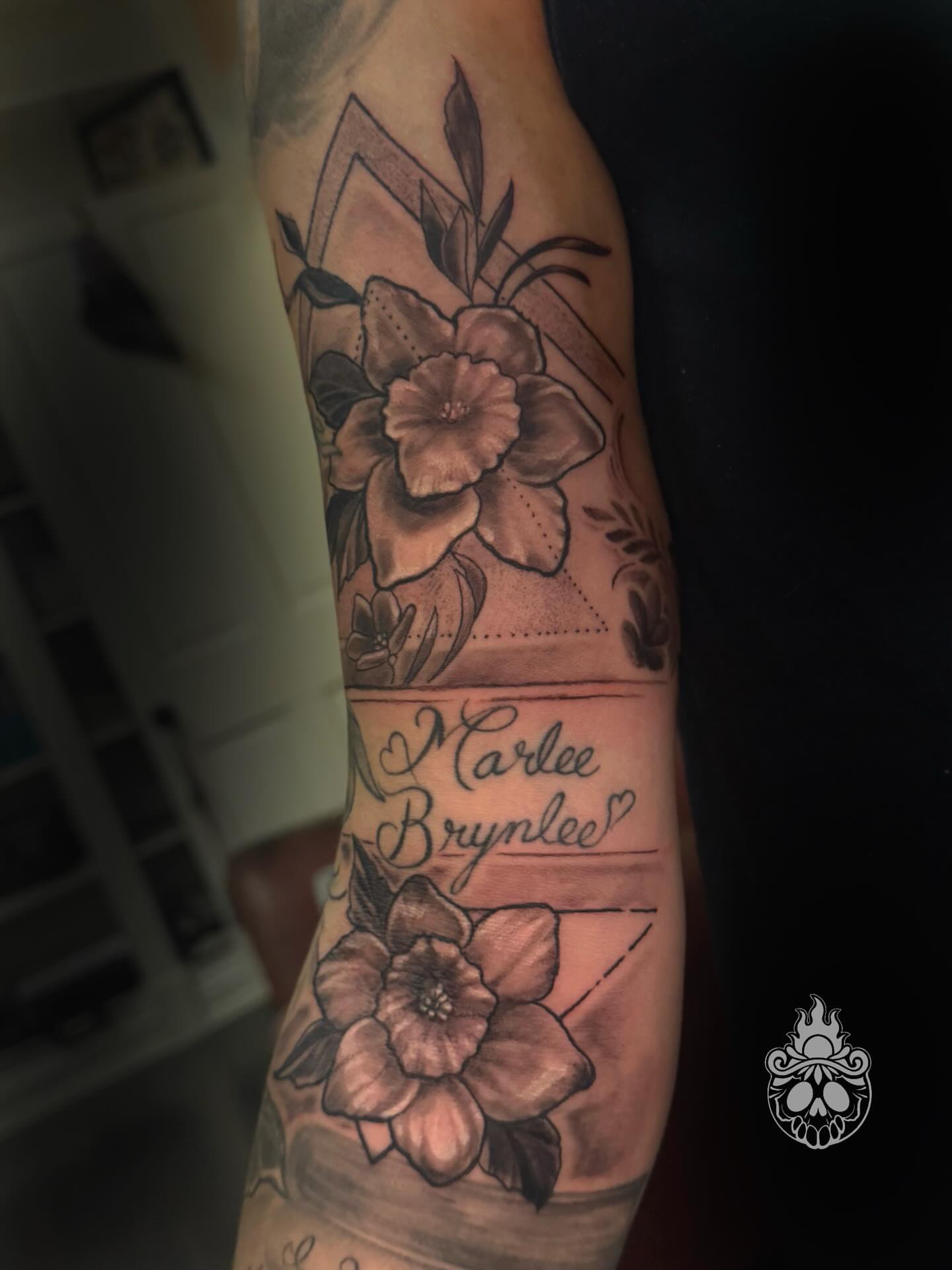 Tattoo by @scottdennistattoos — black_and_grey