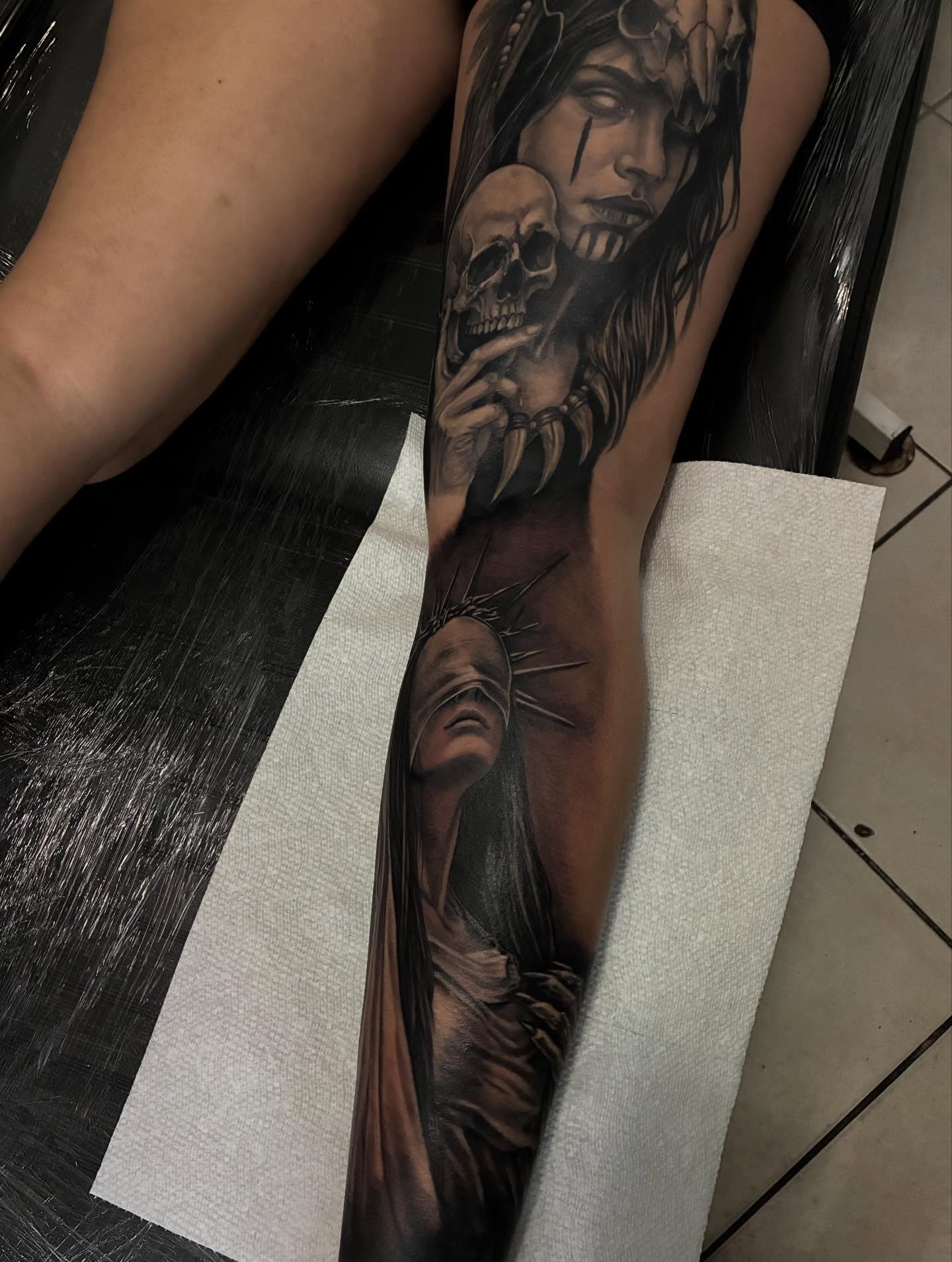 Tattoo by @payaso187 — dark_realism
